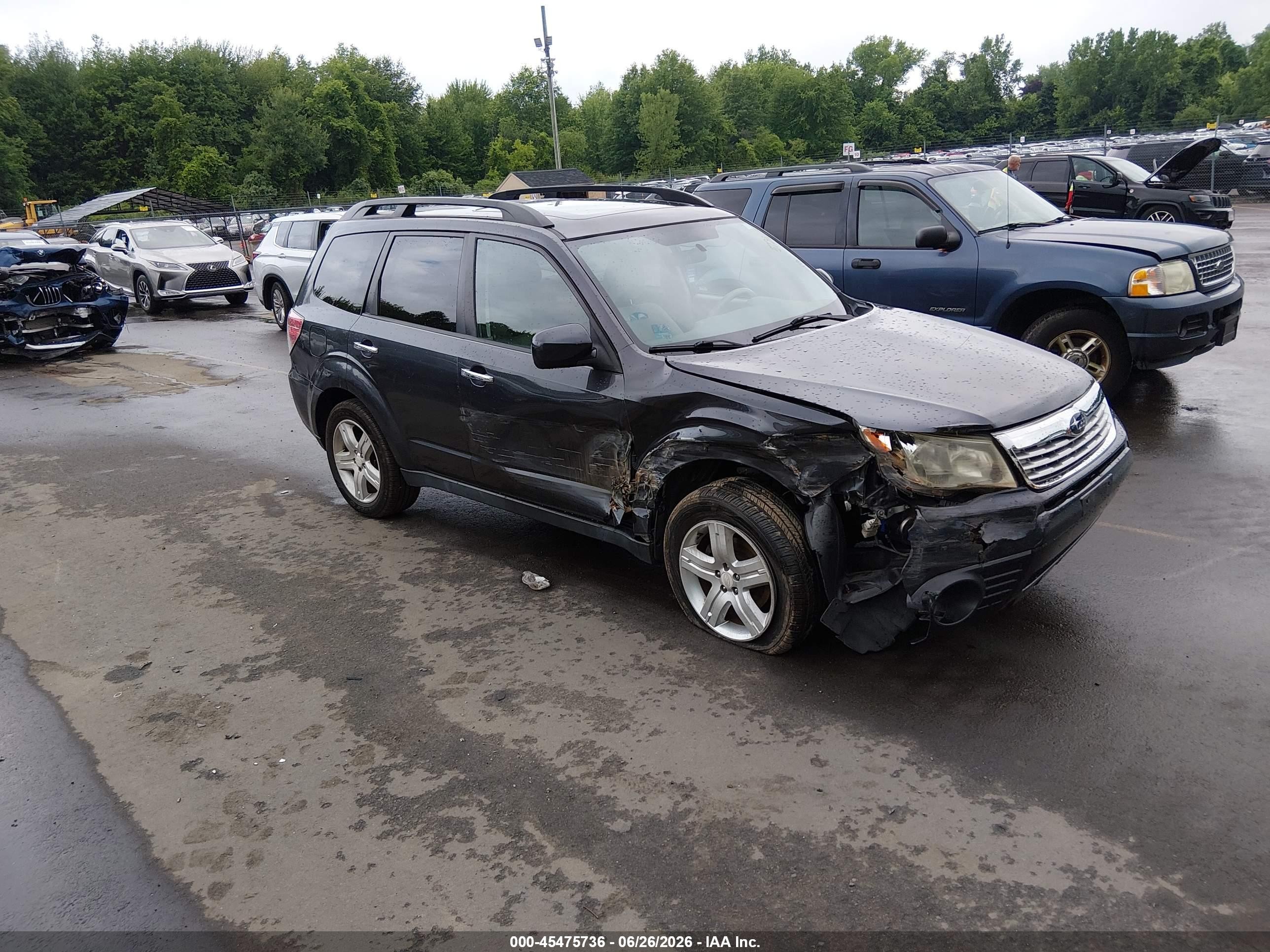 2009 Subaru Forester 2.5x Blue vin: JF2SH63659H705879