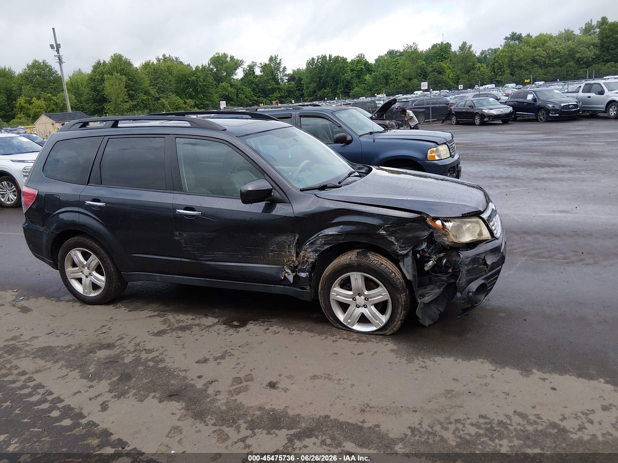 2009 Subaru Forester 2.5x Blue vin: JF2SH63659H705879