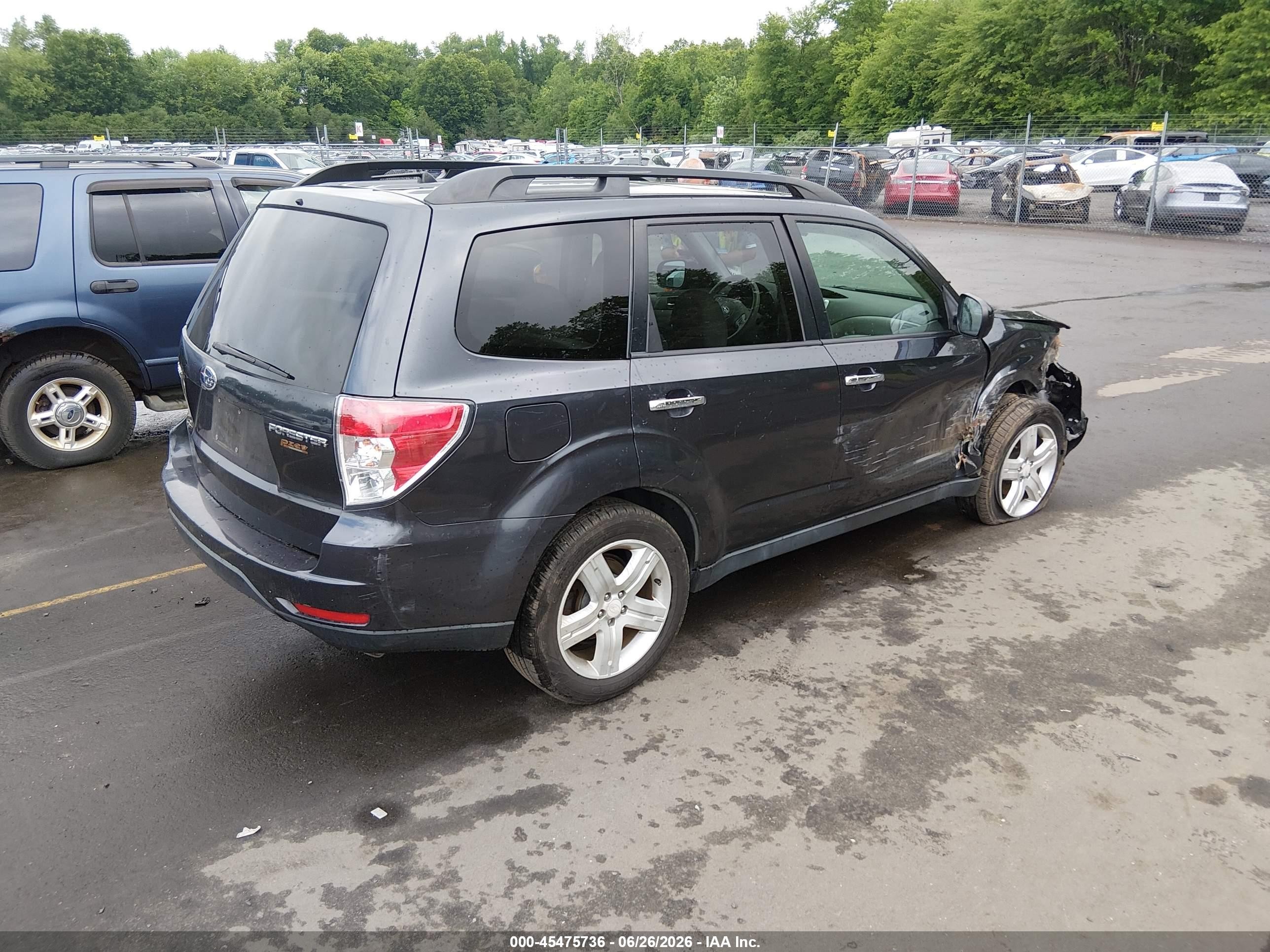 2009 Subaru Forester 2.5x Blue vin: JF2SH63659H705879