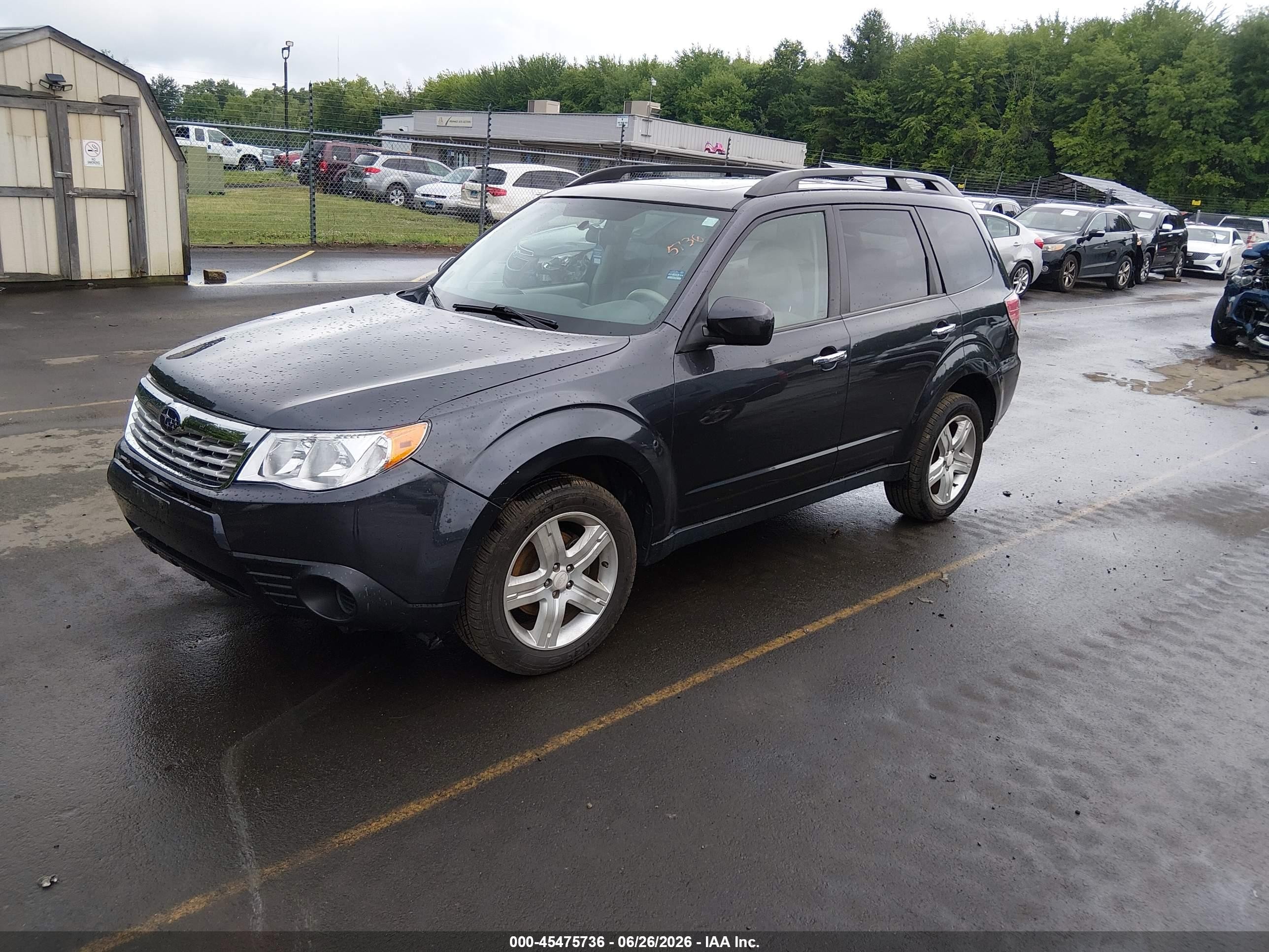 2009 Subaru Forester 2.5x Blue vin: JF2SH63659H705879