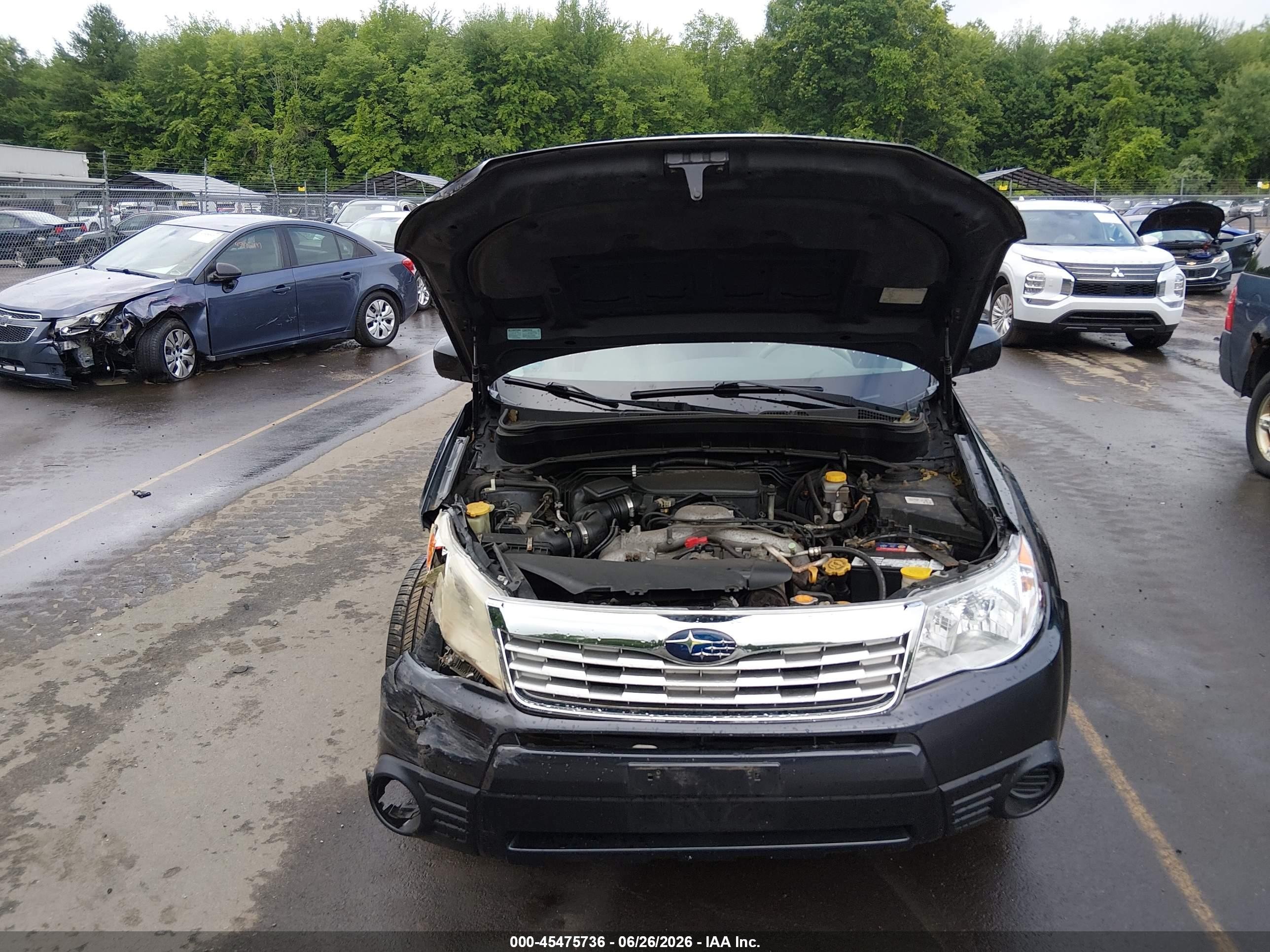 2009 Subaru Forester 2.5x Blue vin: JF2SH63659H705879