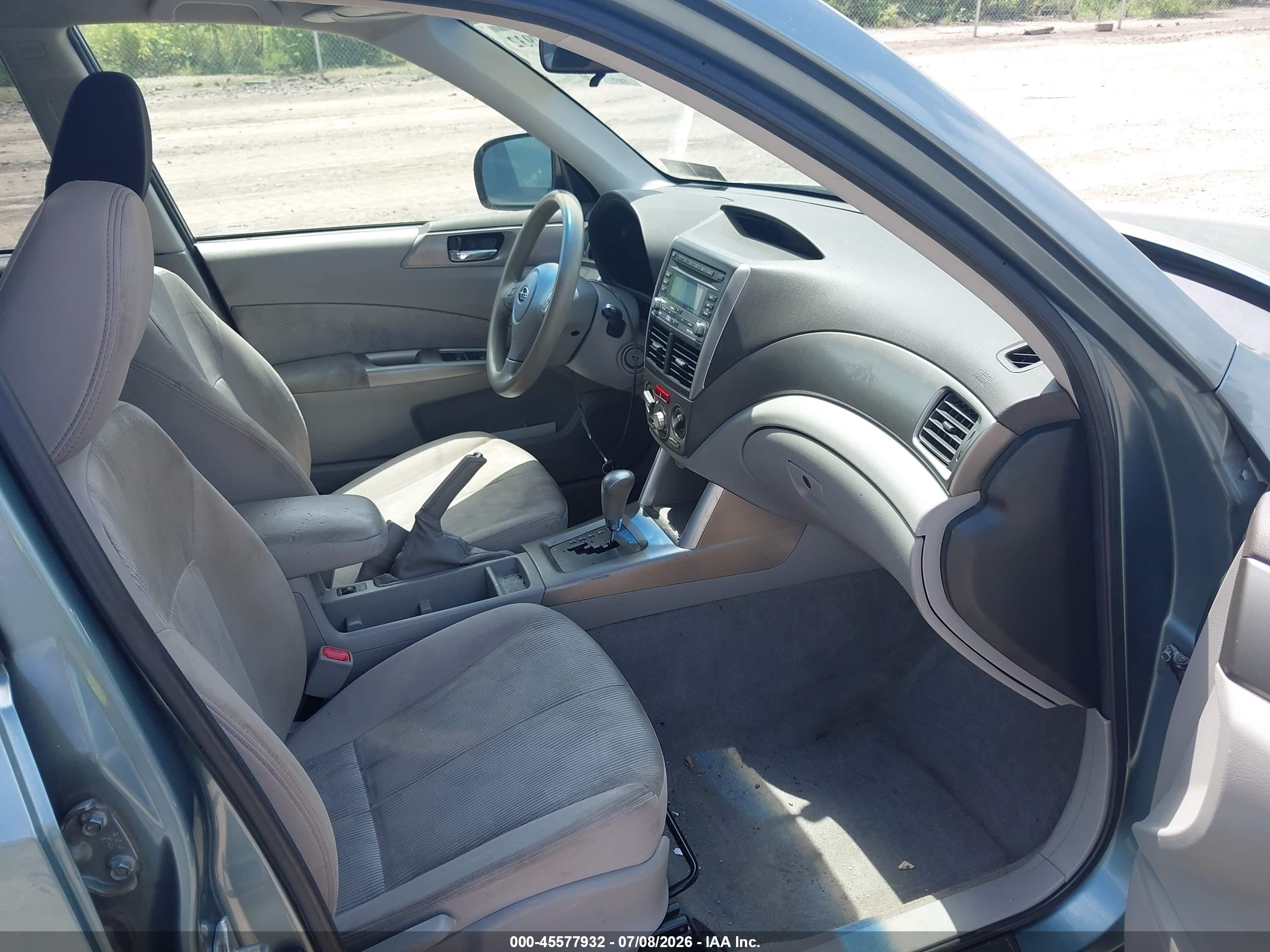2009 Subaru Forester 2.5x Green vin: JF2SH63659H769694