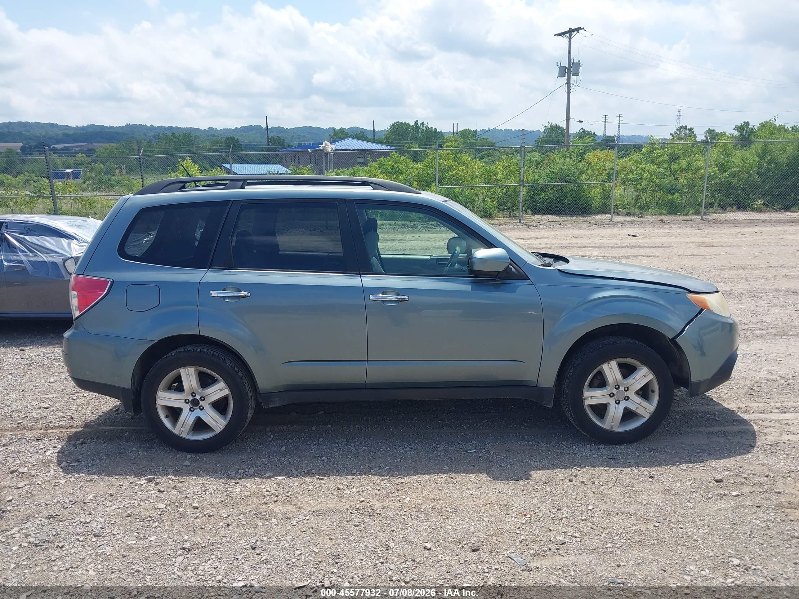 2009 Subaru Forester 2.5x Green vin: JF2SH63659H769694