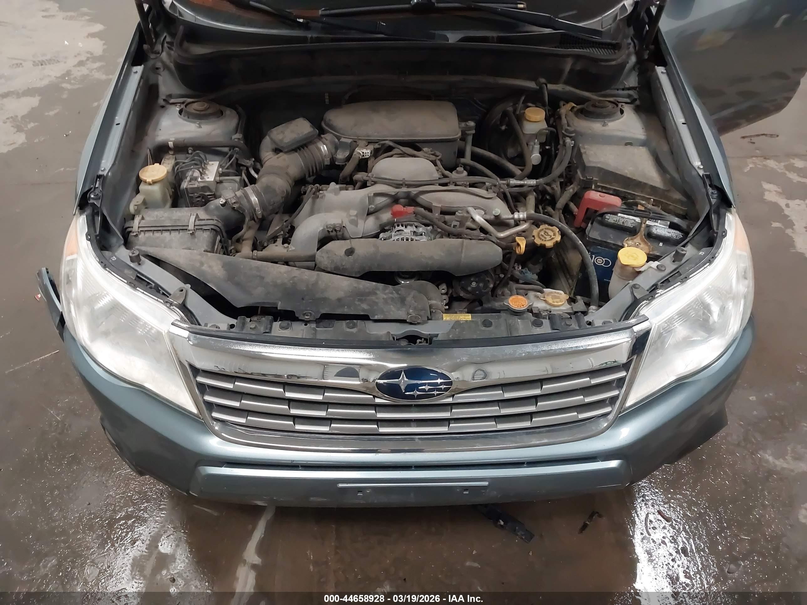2009 Subaru Forester 2.5x Light Blue vin: JF2SH63659H778010