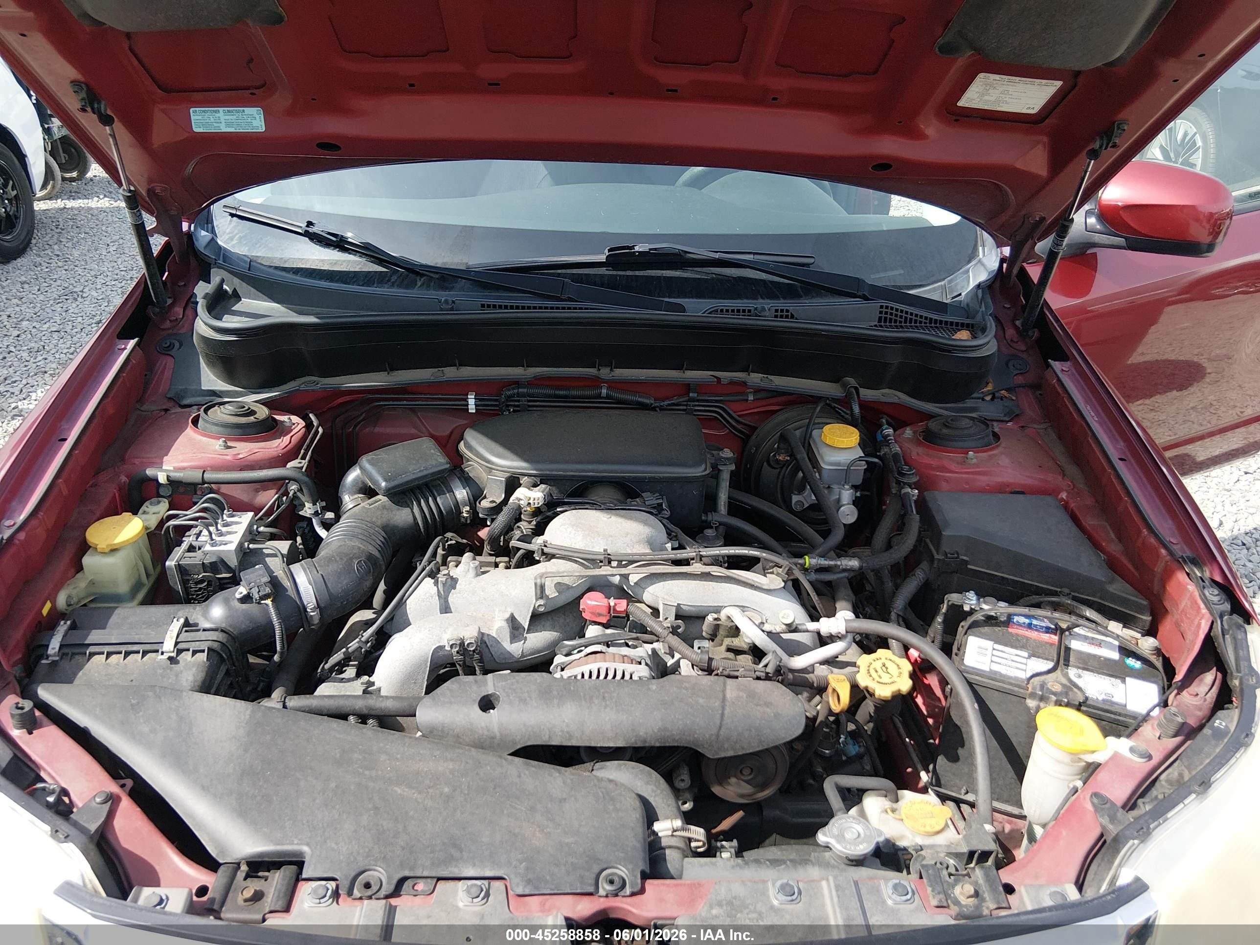 2009 Subaru Forester 2.5x Red vin: JF2SH63669H710685