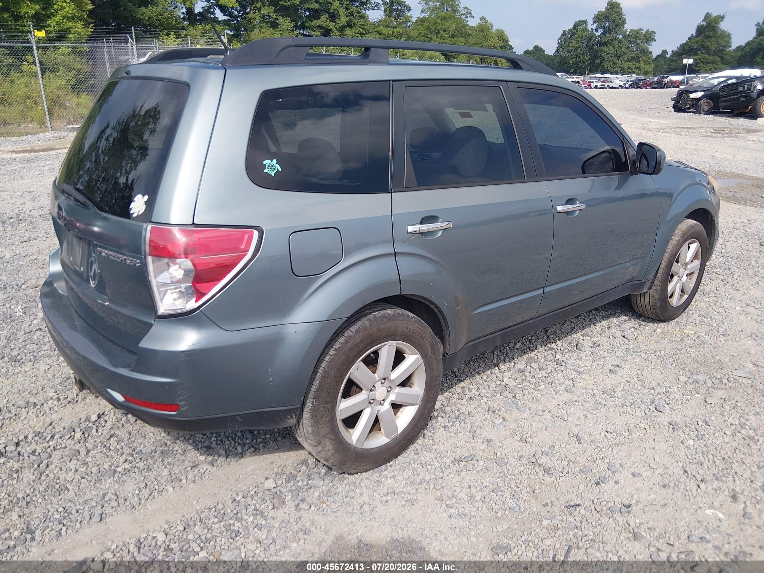 2009 Subaru Forester 2.5x Синий vin: JF2SH63669H725980
