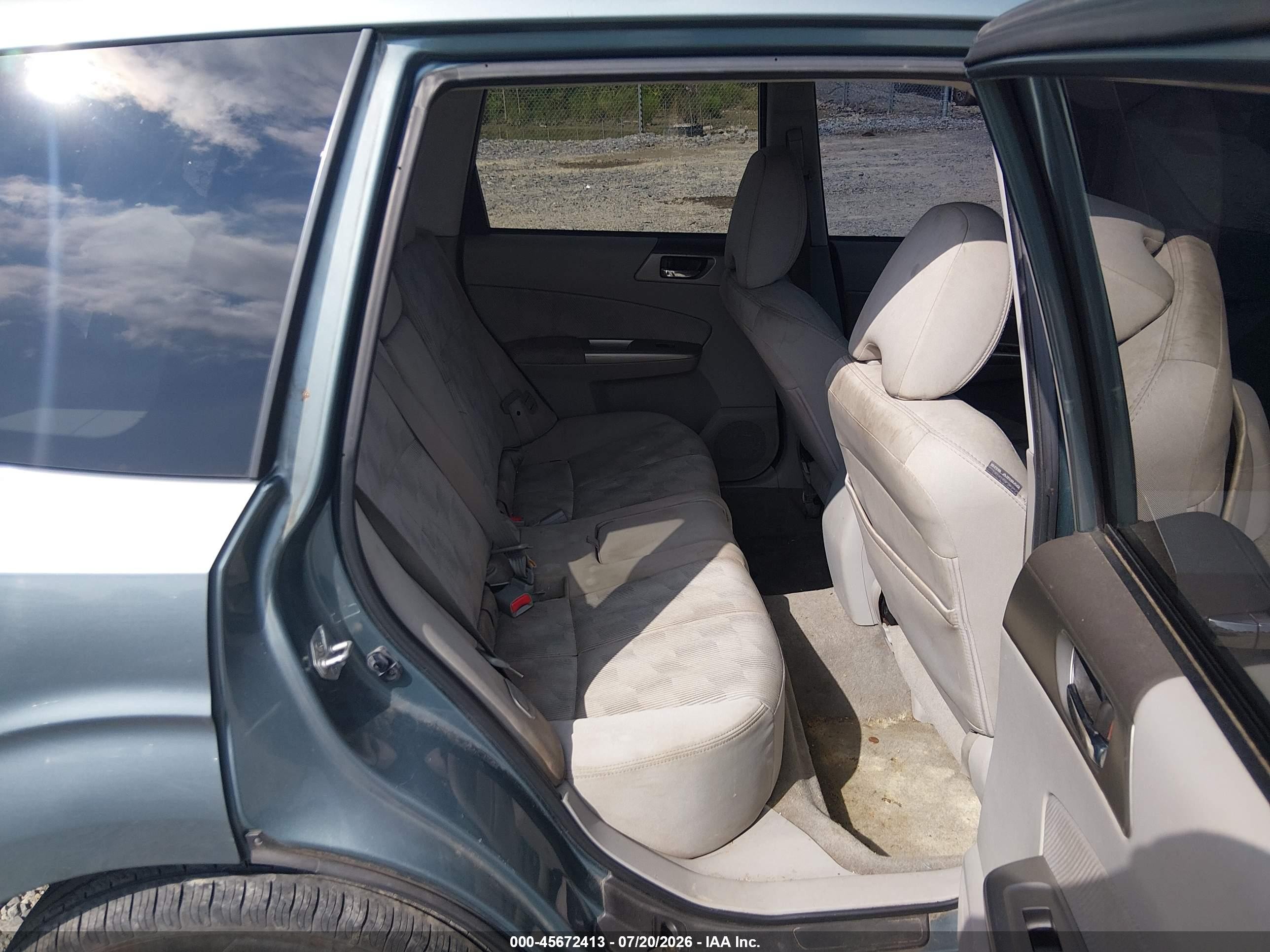 2009 Subaru Forester 2.5x Синий vin: JF2SH63669H725980
