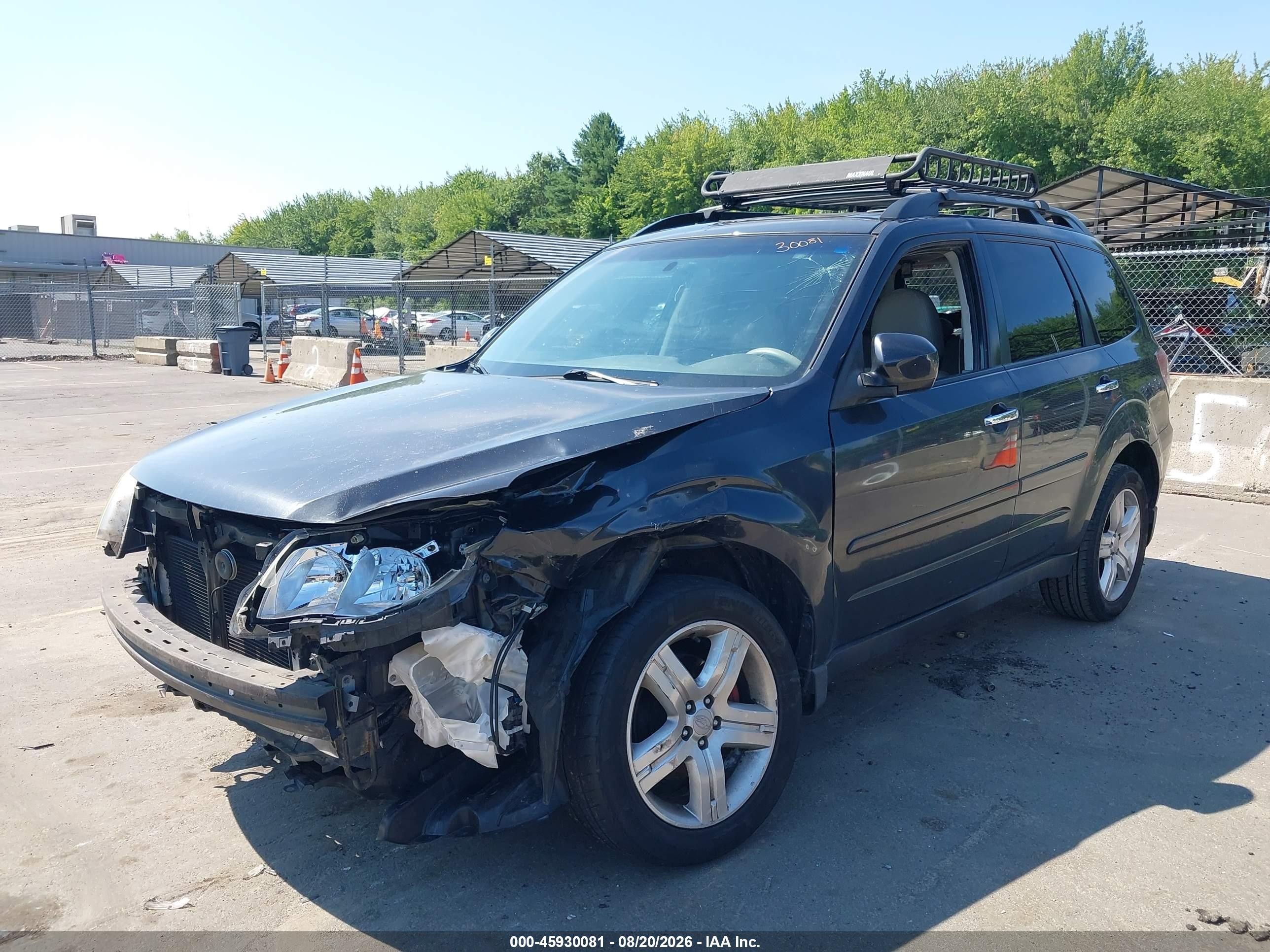 2009 Subaru Forester 2.5x Gray vin: JF2SH63679H710985