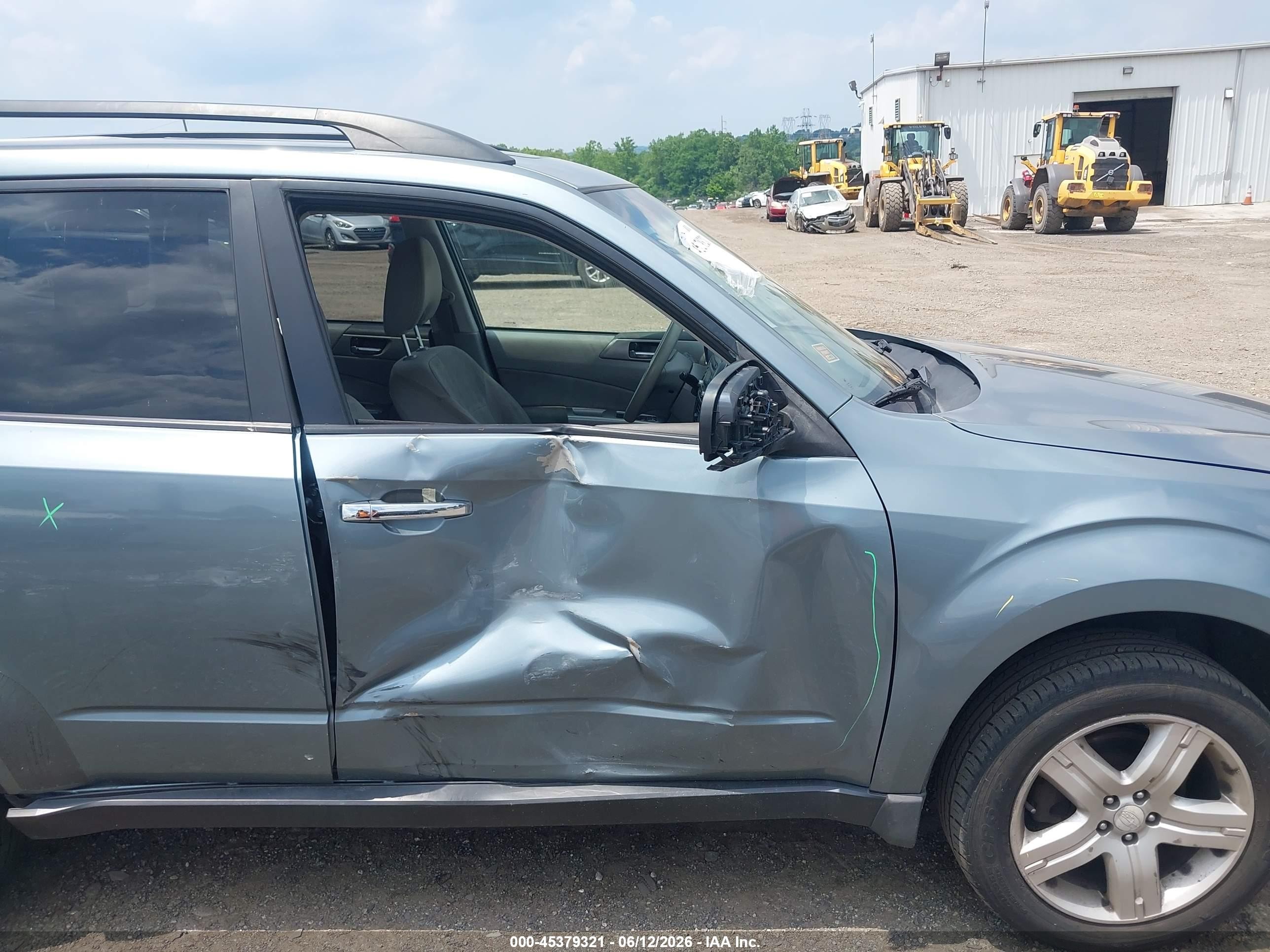 2009 Subaru Forester 2.5x Green vin: JF2SH63679H790322