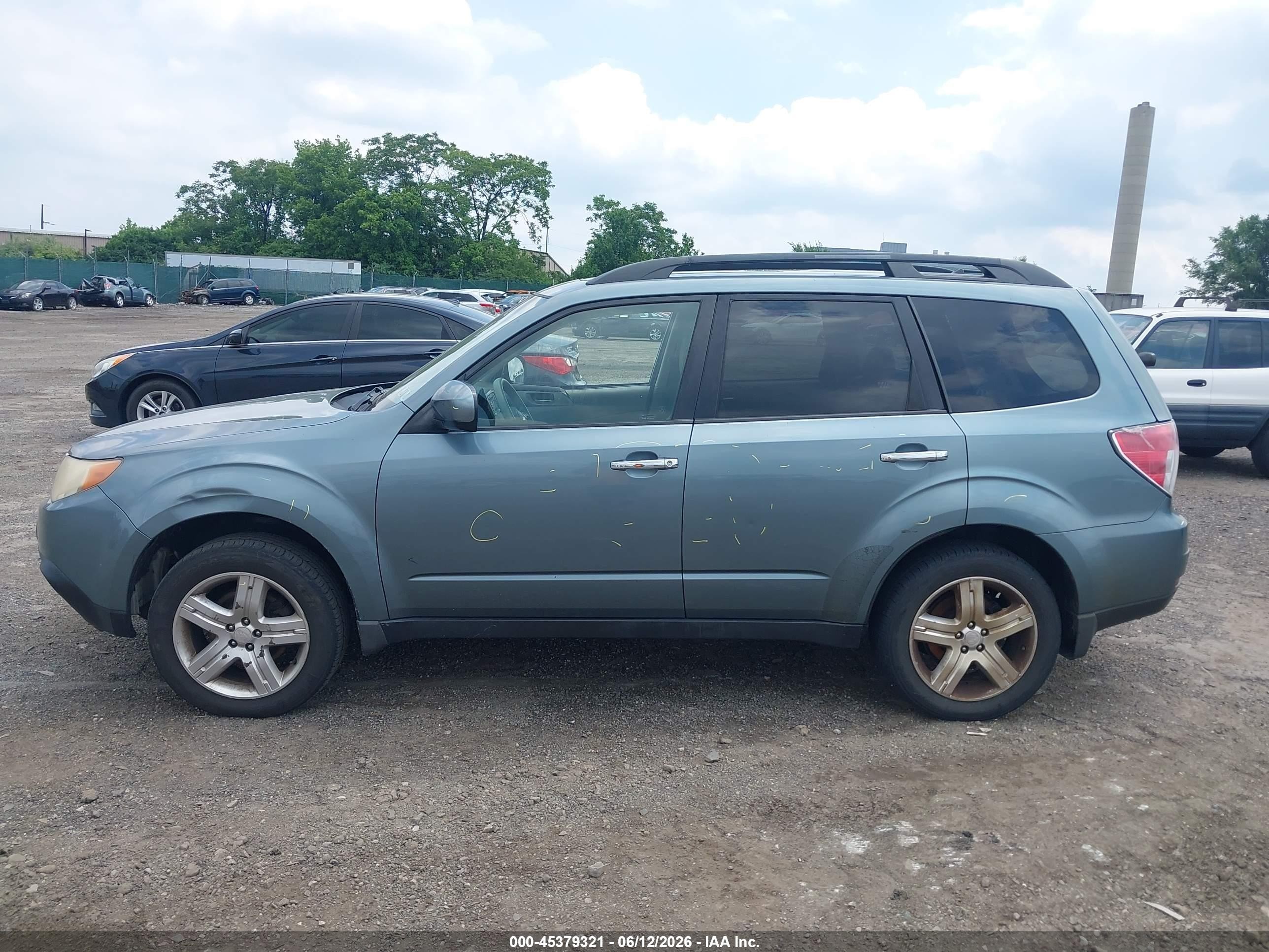 2009 Subaru Forester 2.5x Green vin: JF2SH63679H790322