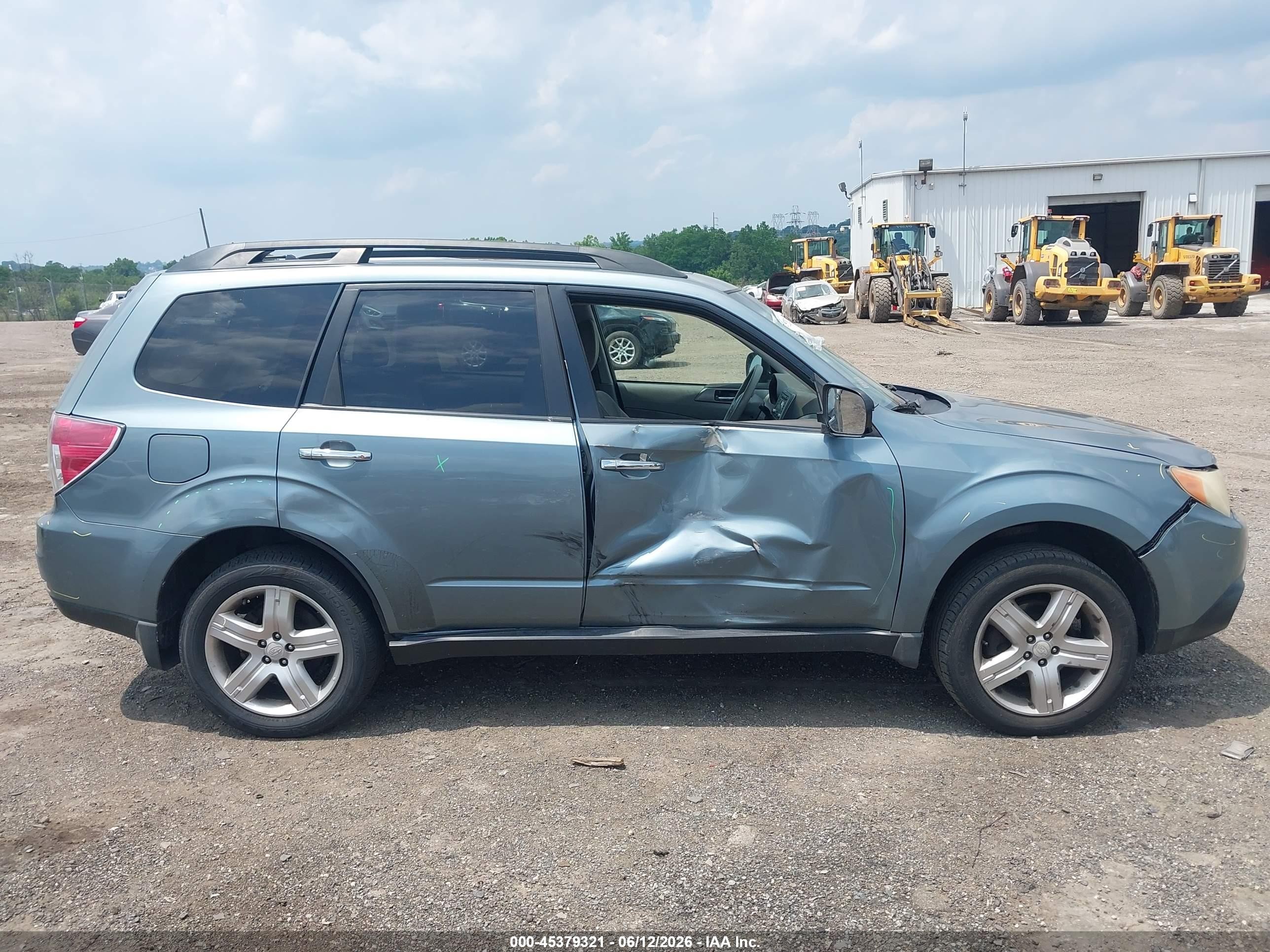 2009 Subaru Forester 2.5x Green vin: JF2SH63679H790322