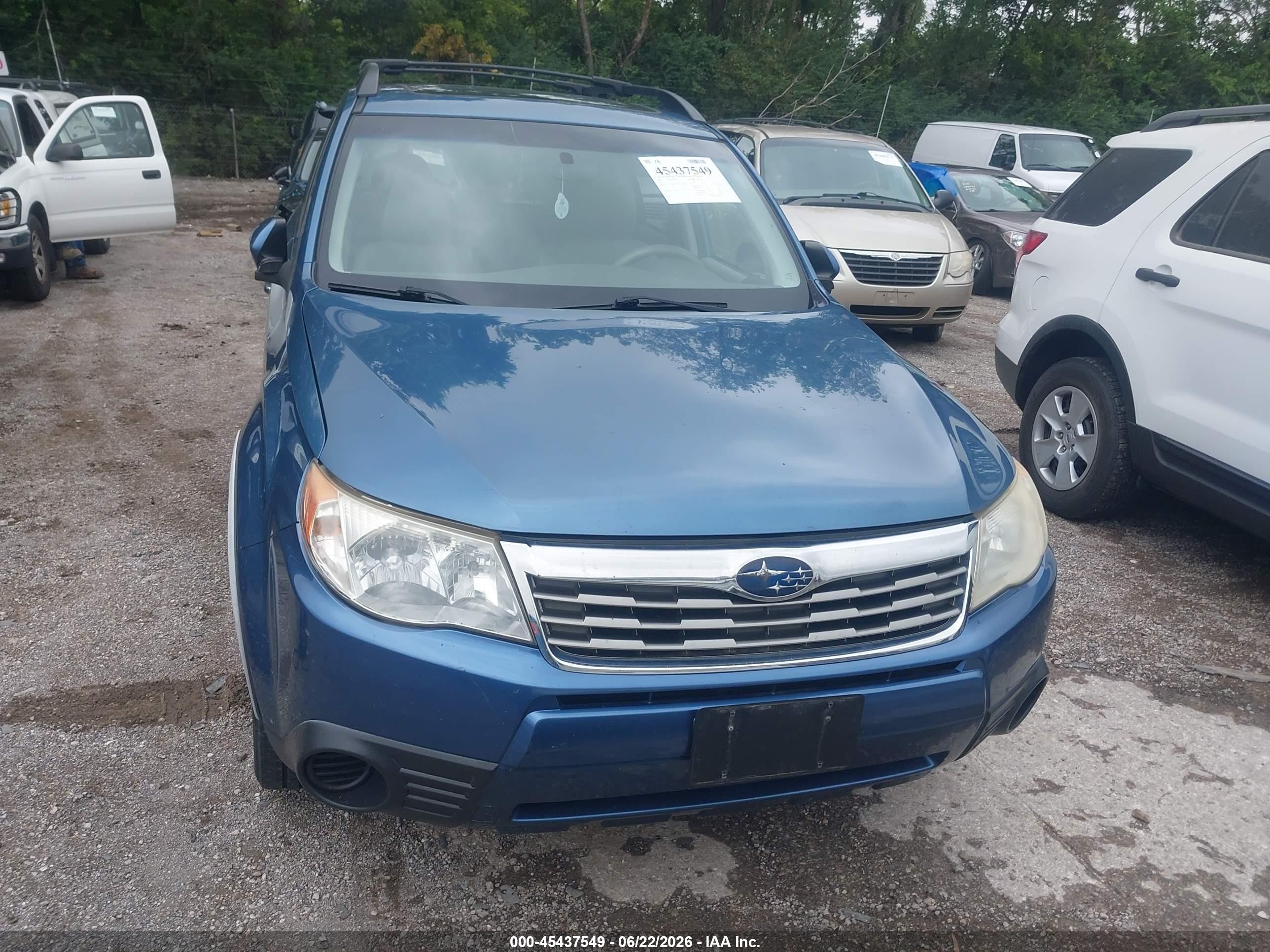 2009 Subaru Forester 2.5x Blue vin: JF2SH63689G715926