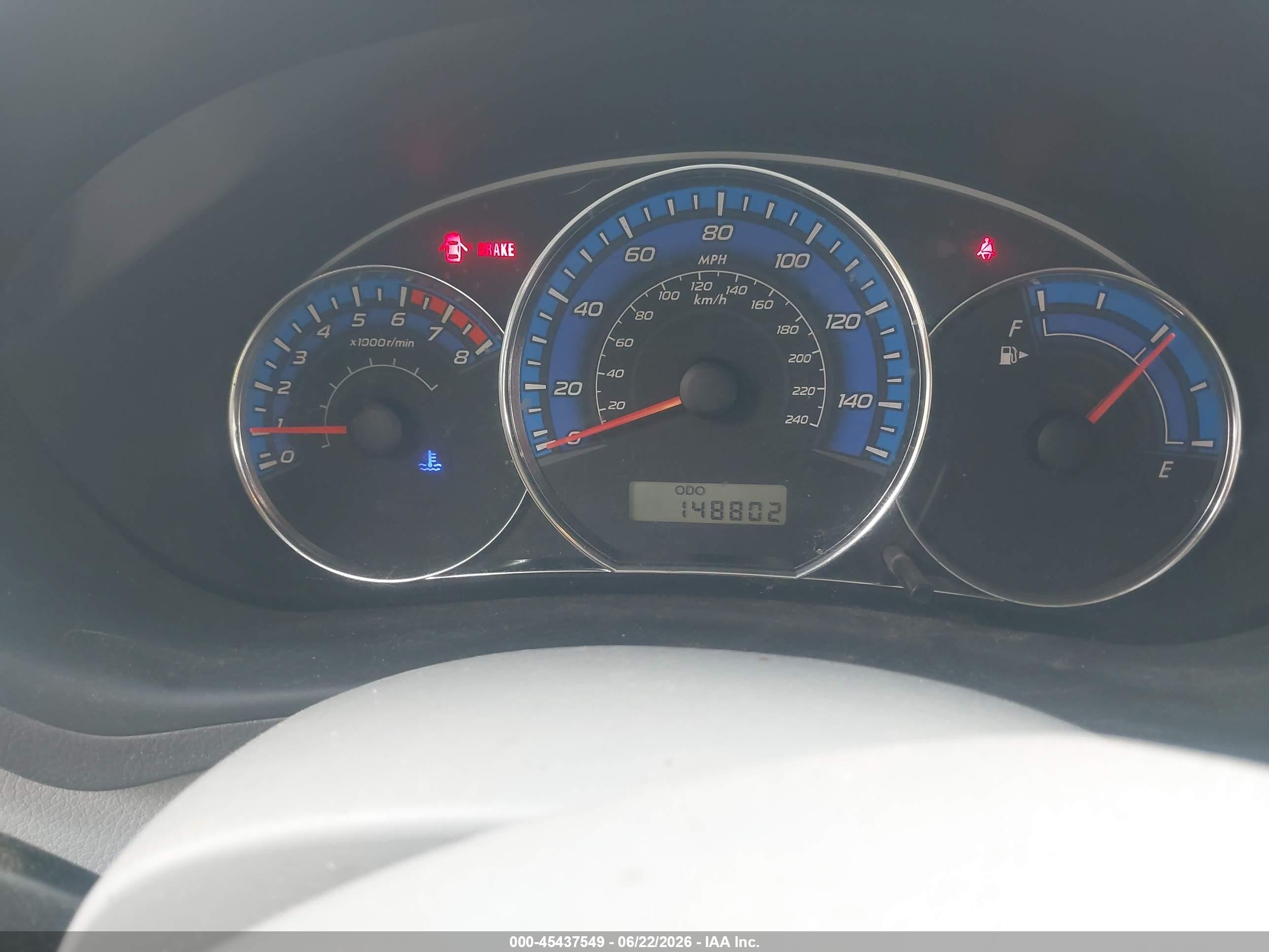 2009 Subaru Forester 2.5x Blue vin: JF2SH63689G715926