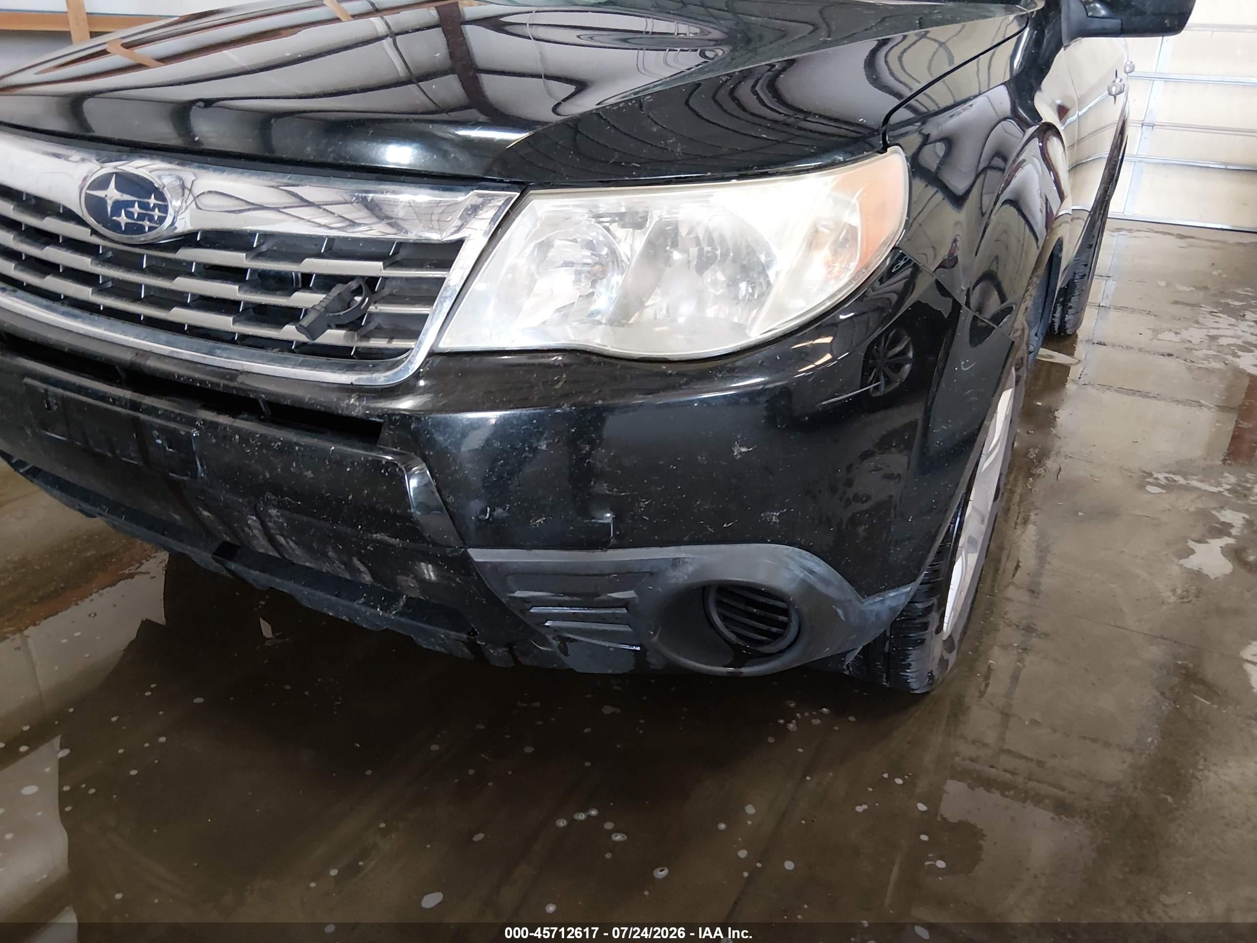 2009 Subaru Forester 2.5x Black vin: JF2SH63689H709215
