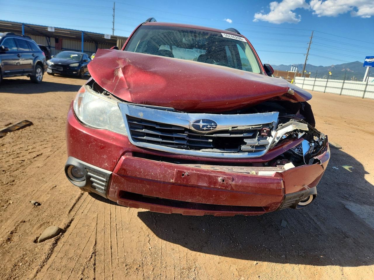 2009 Subaru Forester 2.5x Premium Maroon vin: JF2SH63689H730226