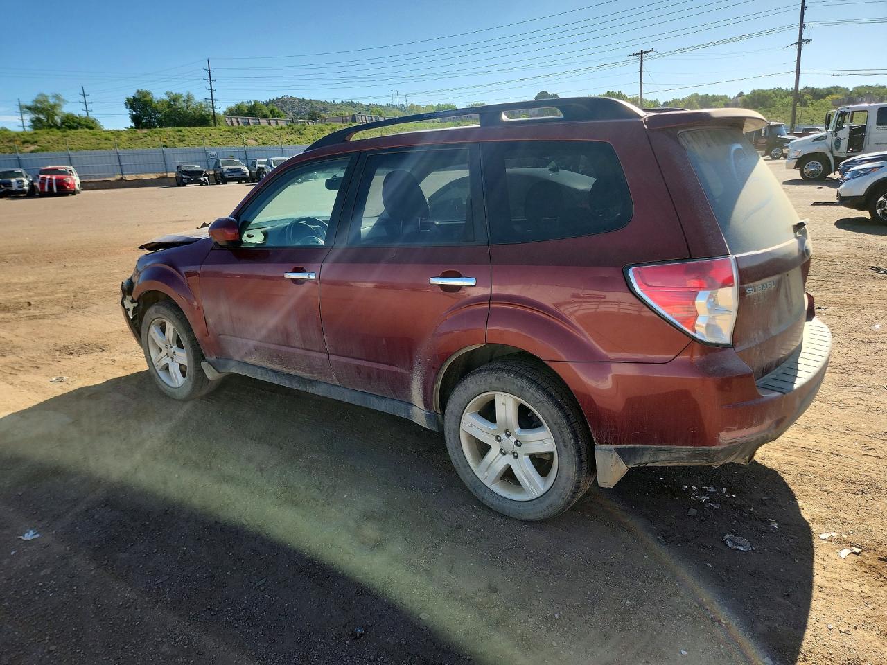 2009 Subaru Forester 2.5x Premium Maroon vin: JF2SH63689H730226