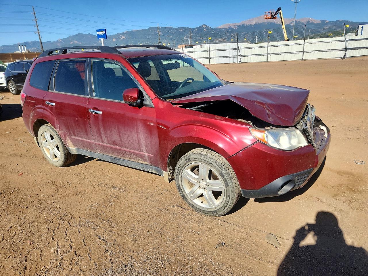 2009 Subaru Forester 2.5x Premium Maroon vin: JF2SH63689H730226