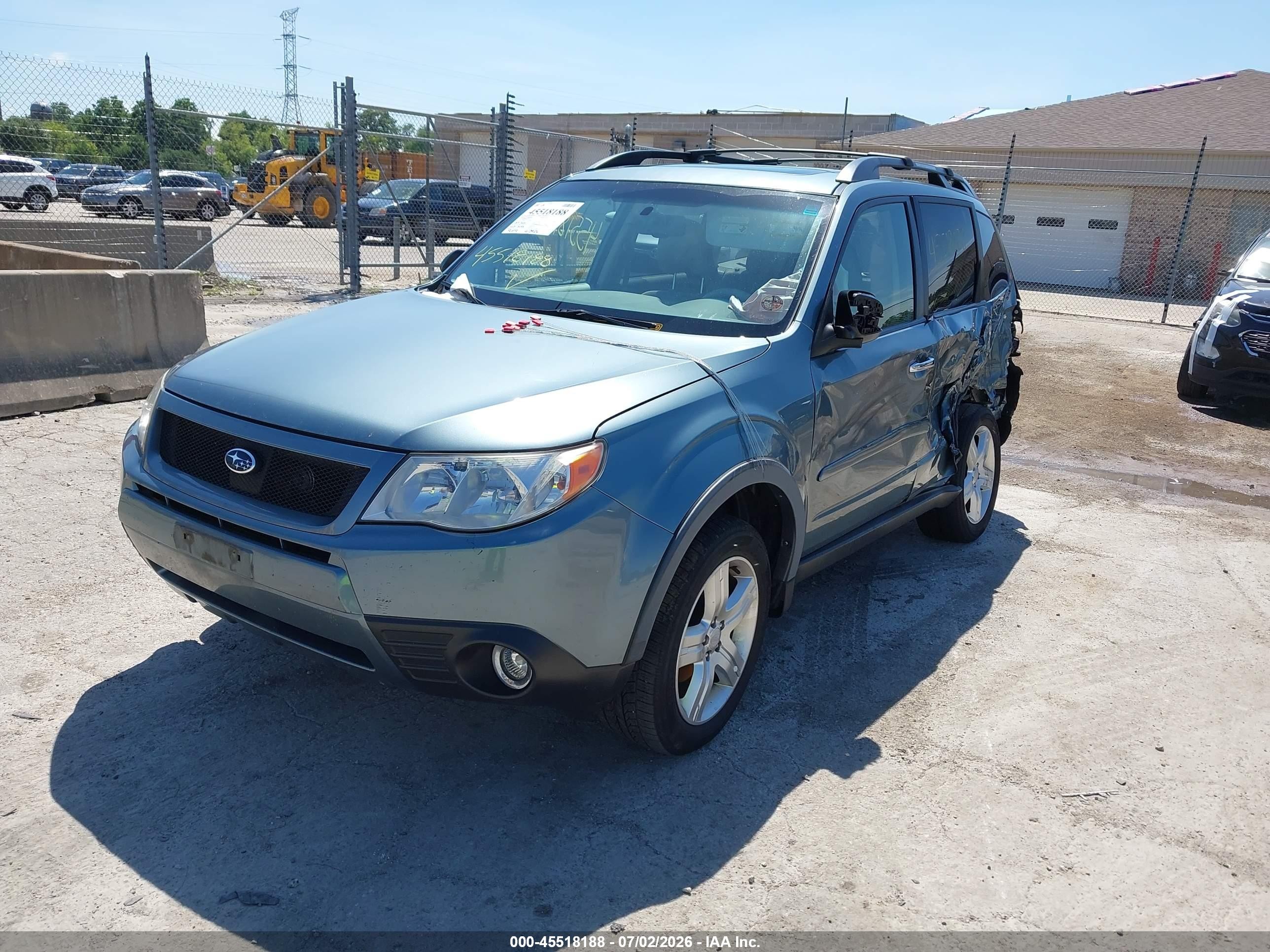 2009 Subaru Forester 2.5x Blue vin: JF2SH63689H735927