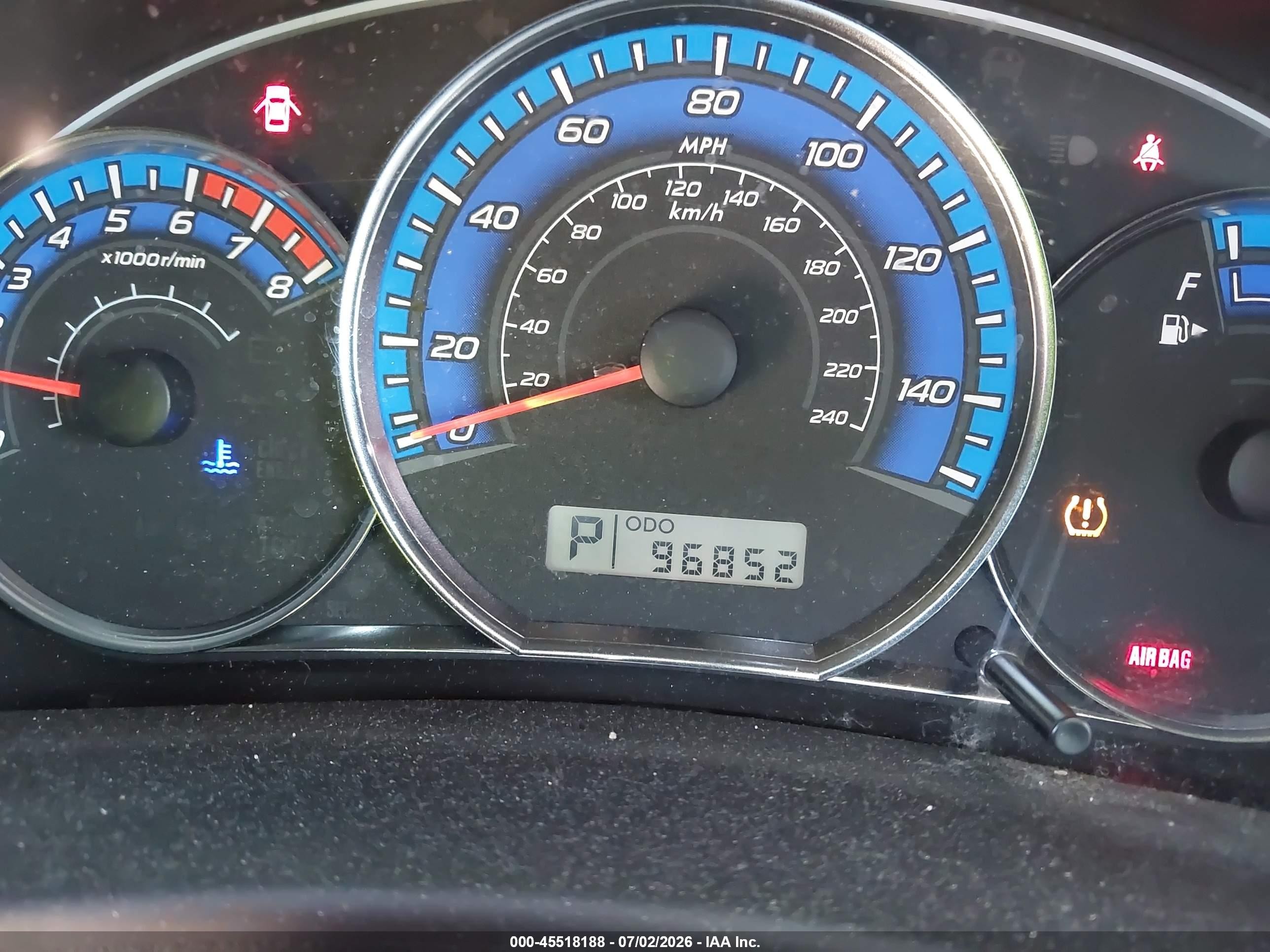2009 Subaru Forester 2.5x Blue vin: JF2SH63689H735927