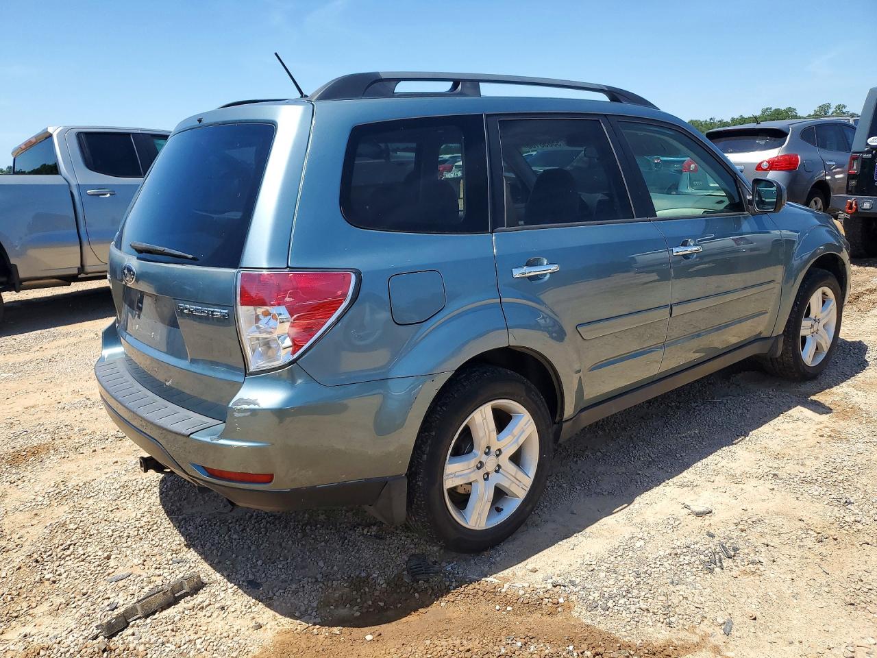 2009 Subaru Forester 2.5x Premium Teal vin: JF2SH63689H740478