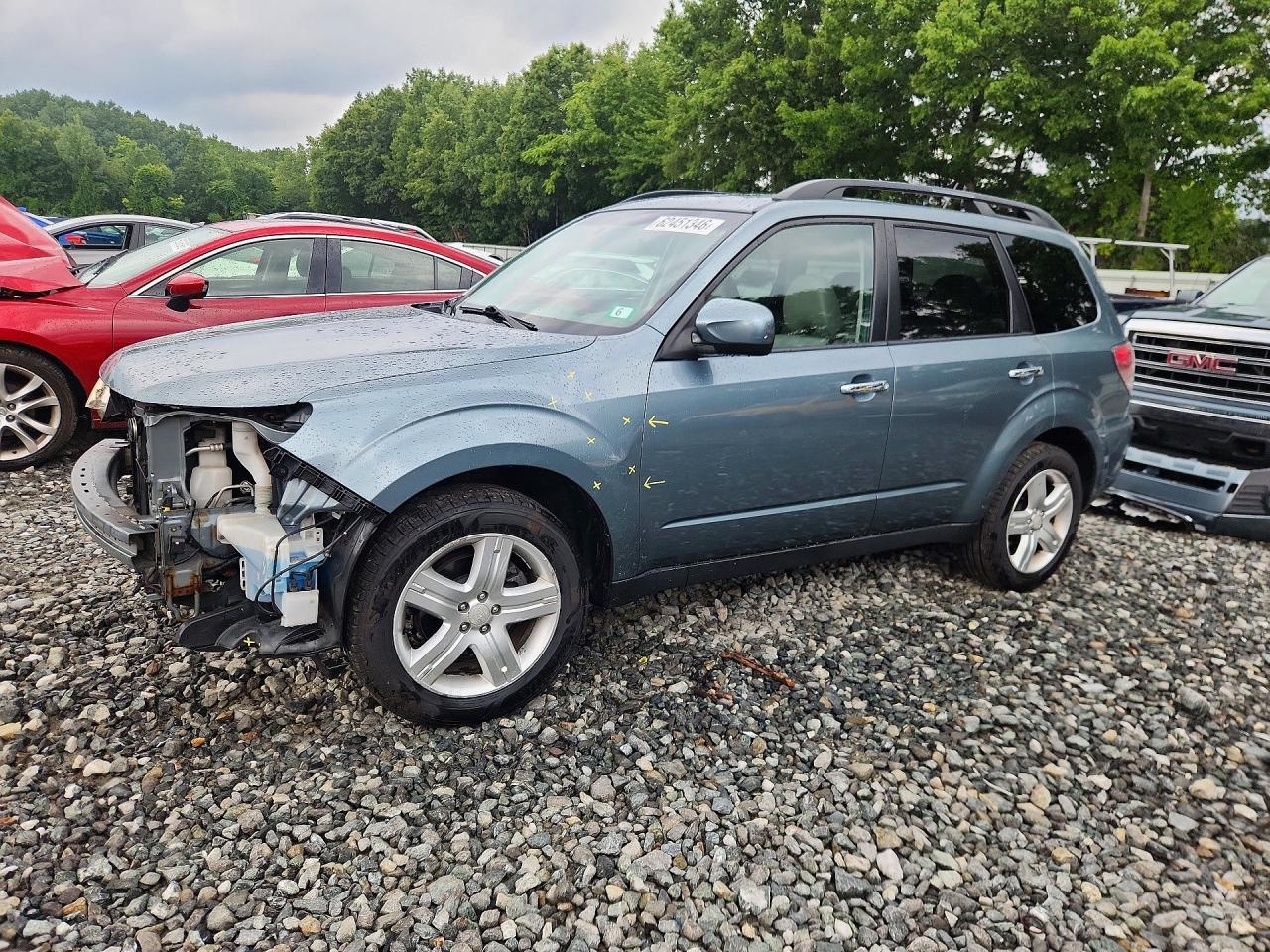 2009 Subaru Forester 2.5x Premium Turquoise vin: JF2SH63689H769320