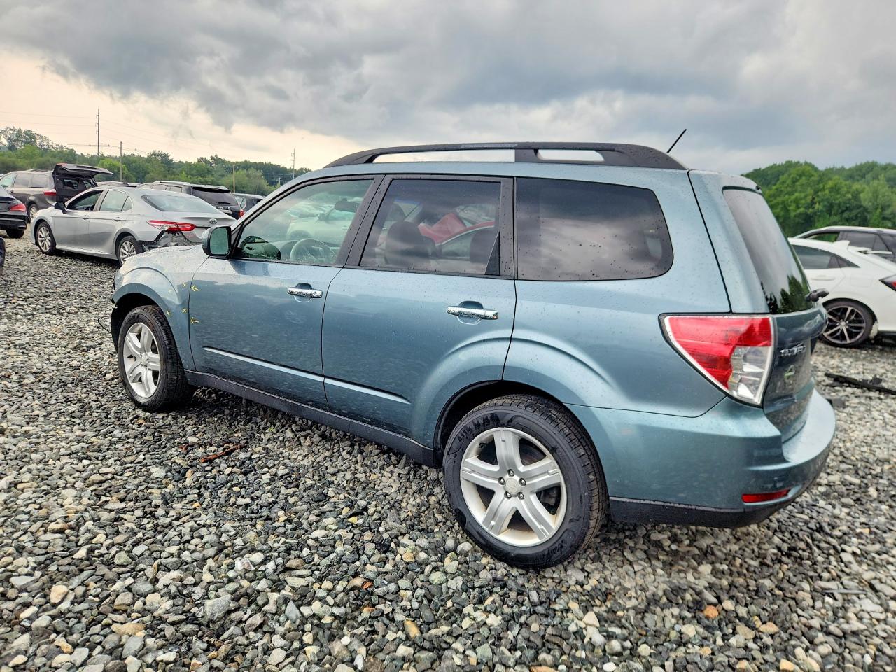 2009 Subaru Forester 2.5x Premium Turquoise vin: JF2SH63689H769320