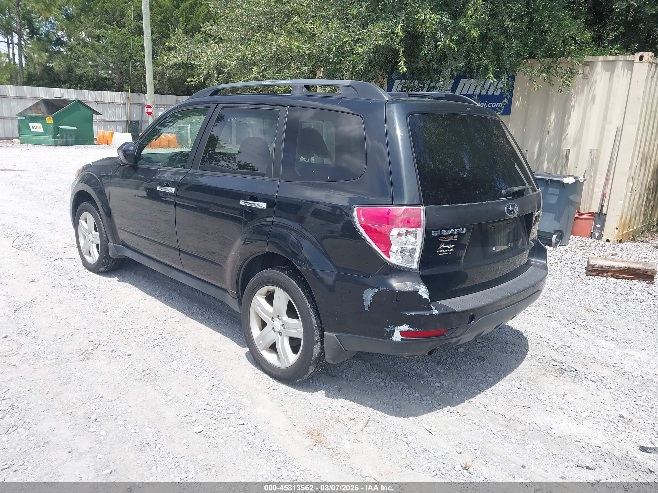 2009 Subaru Forester 2.5x Premium Black vin: JF2SH63689H791897