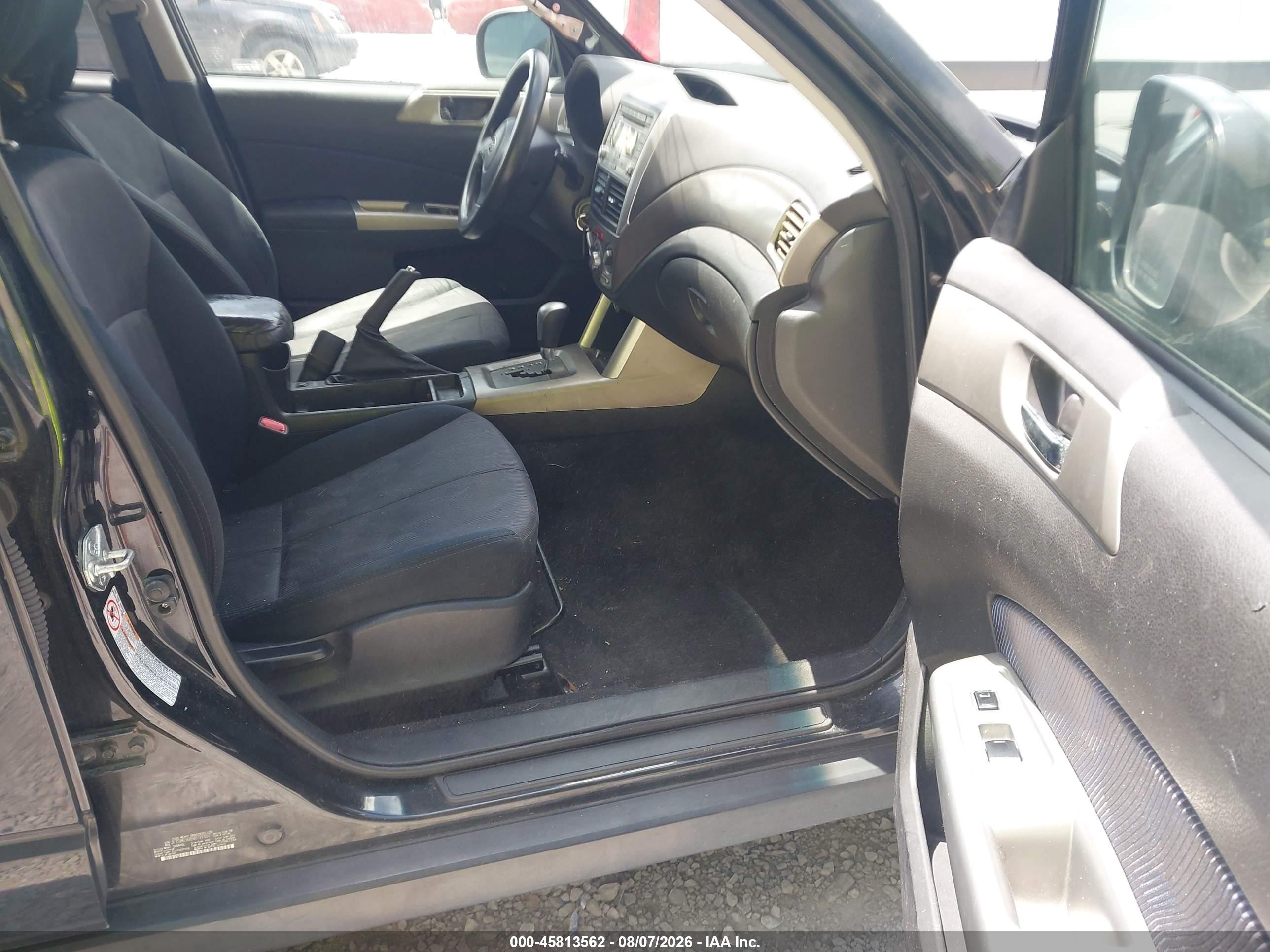 2009 Subaru Forester 2.5x Premium Black vin: JF2SH63689H791897