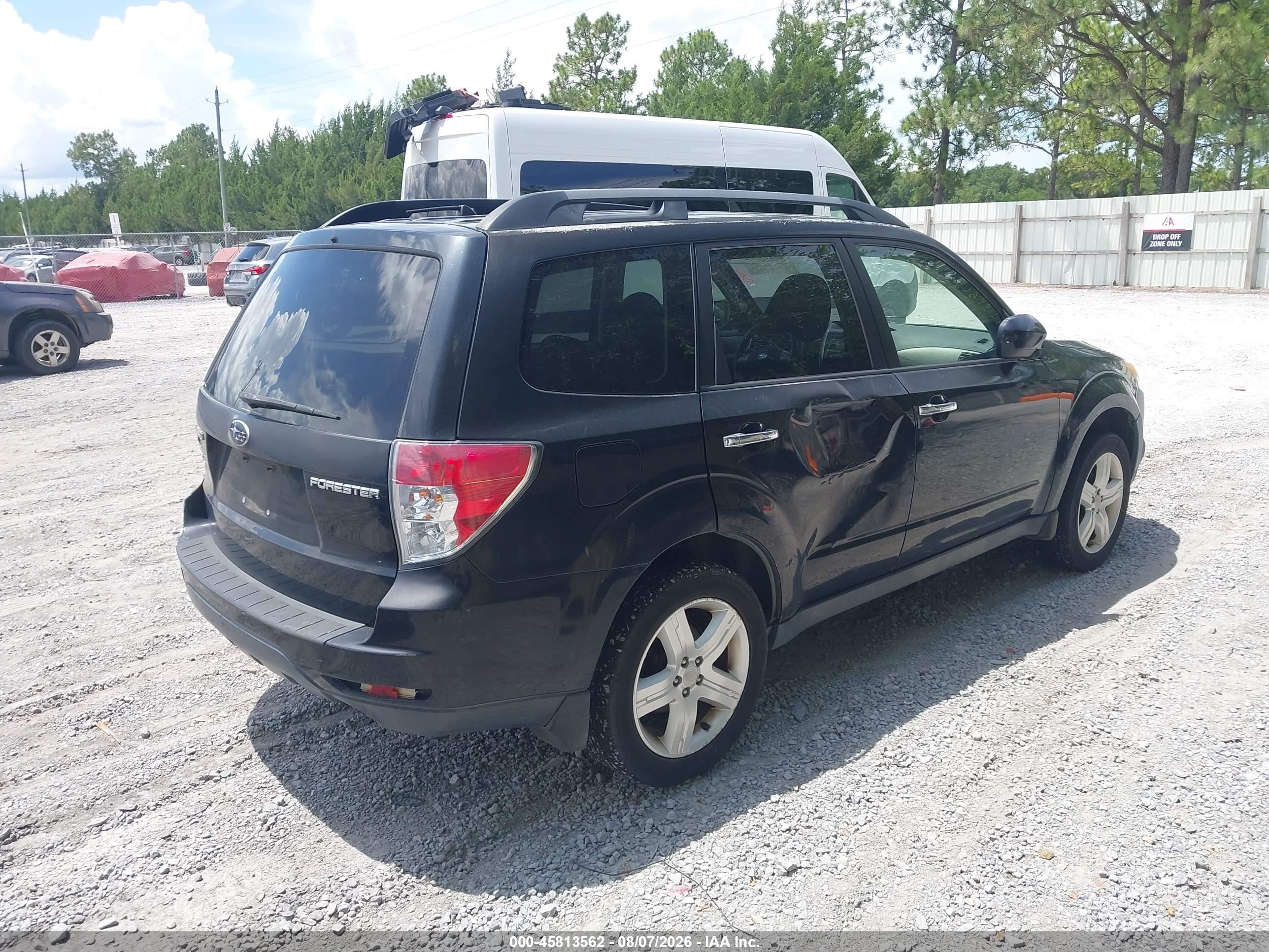2009 Subaru Forester 2.5x Premium Black vin: JF2SH63689H791897