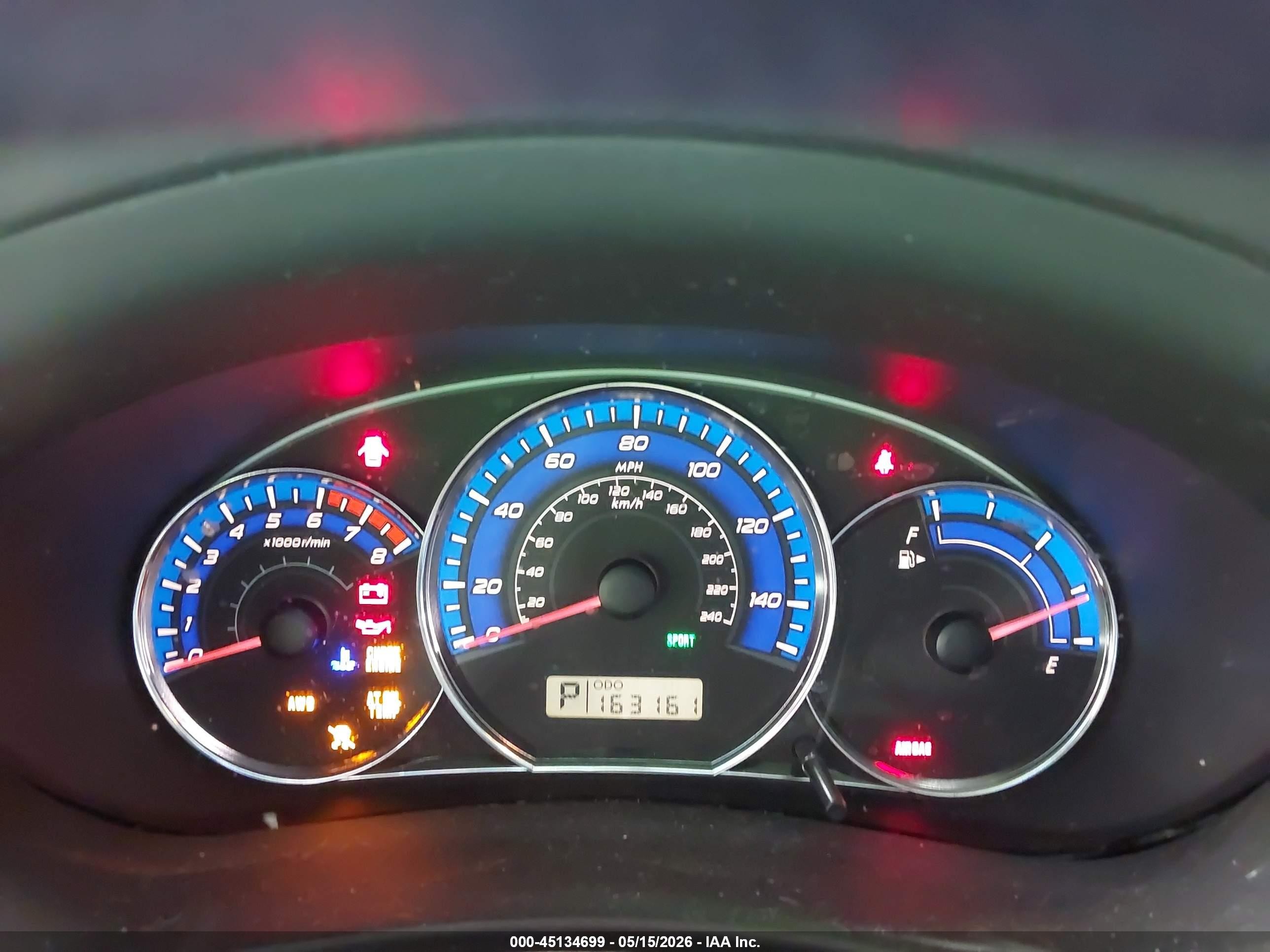 2009 Subaru Forester 2.5x Maroon vin: JF2SH63699H708185