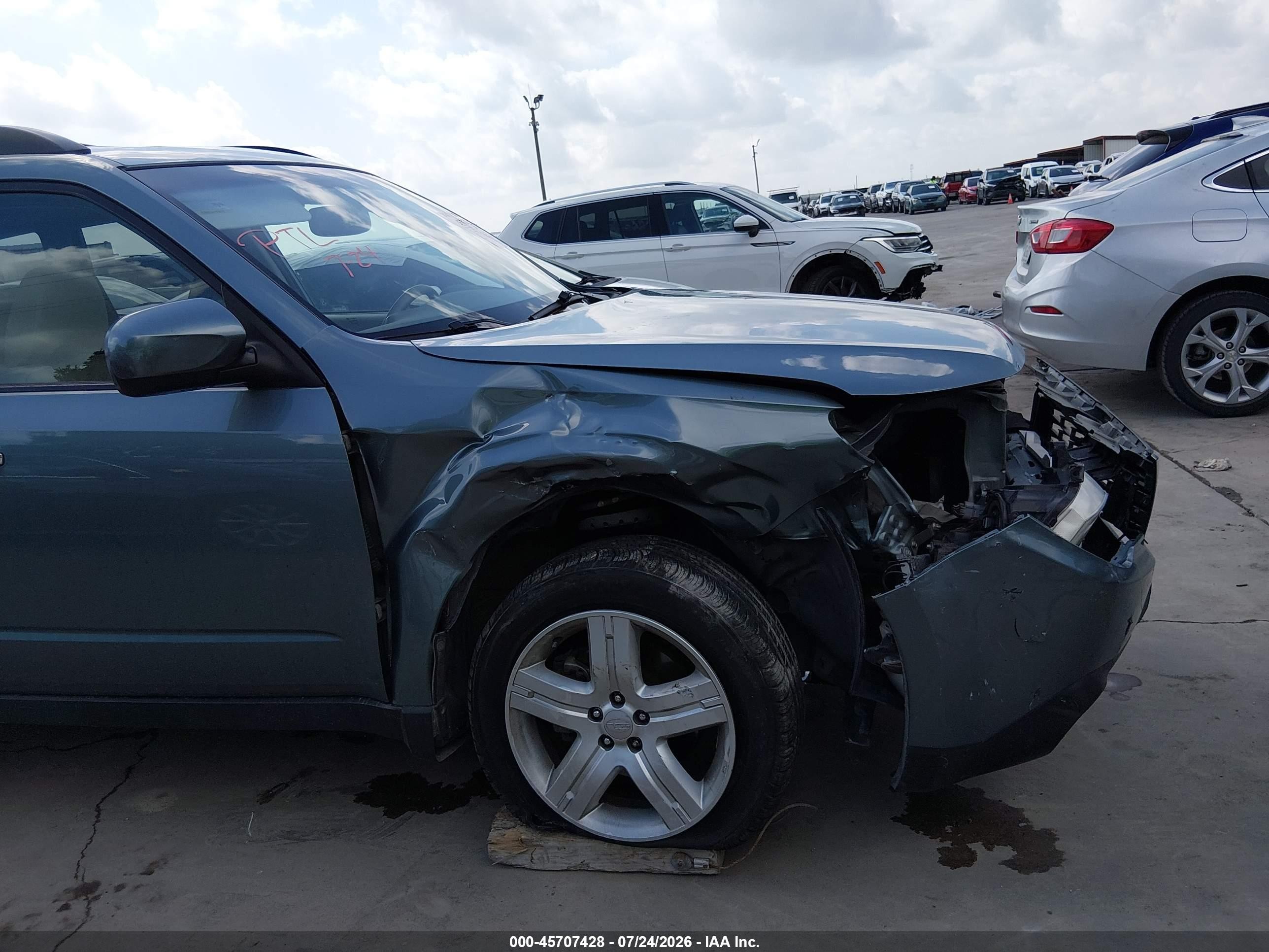 2009 Subaru Forester 2.5x Teal vin: JF2SH63699H730445