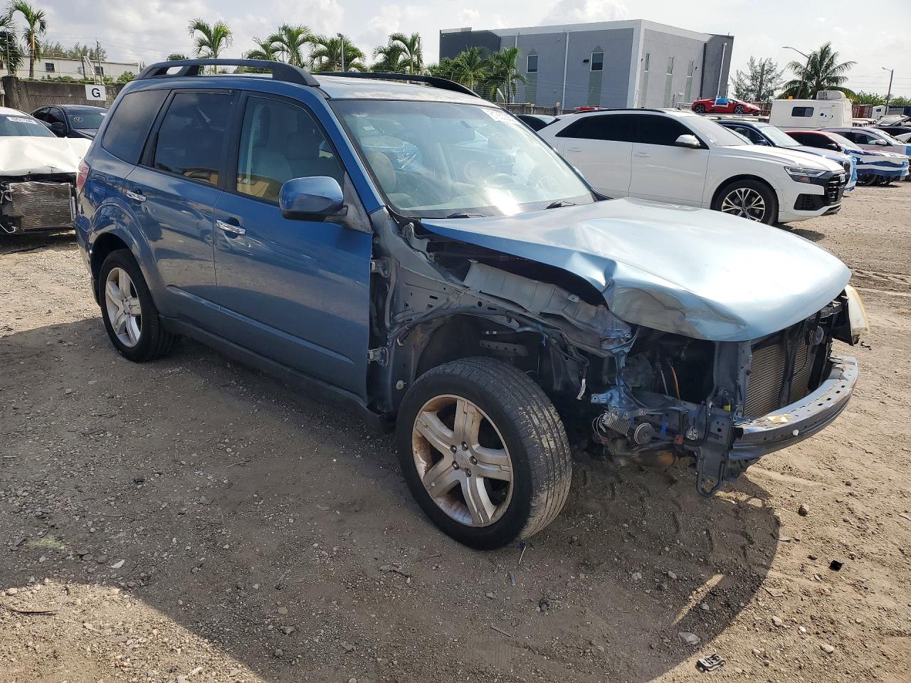 2009 Subaru Forester 2.5x Premium Blue vin: JF2SH63699H750016