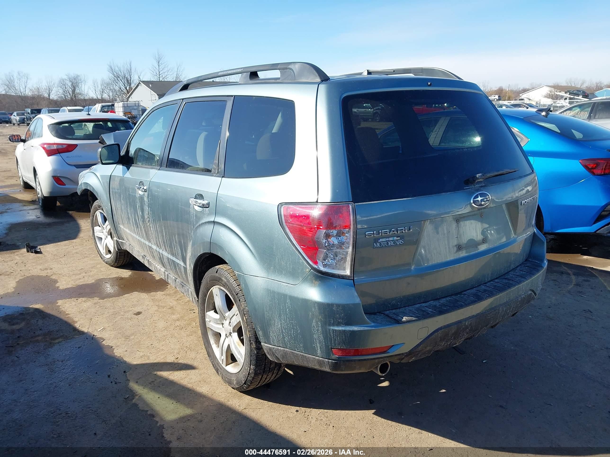 2009 Subaru Forester 2.5x Blue vin: JF2SH636X9H774308