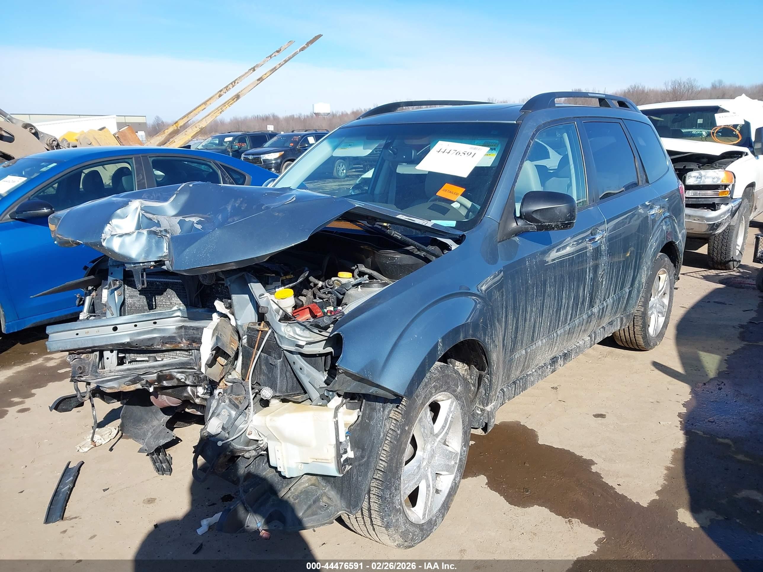 2009 Subaru Forester 2.5x Blue vin: JF2SH636X9H774308