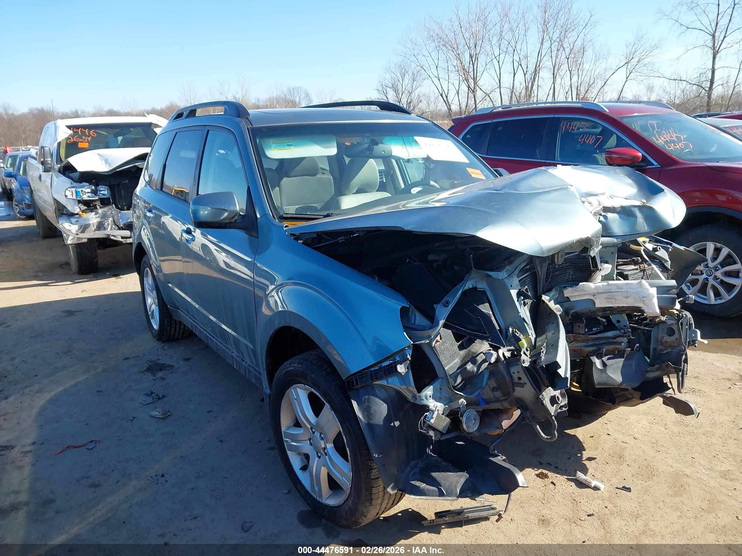2009 Subaru Forester 2.5x Blue vin: JF2SH636X9H774308
