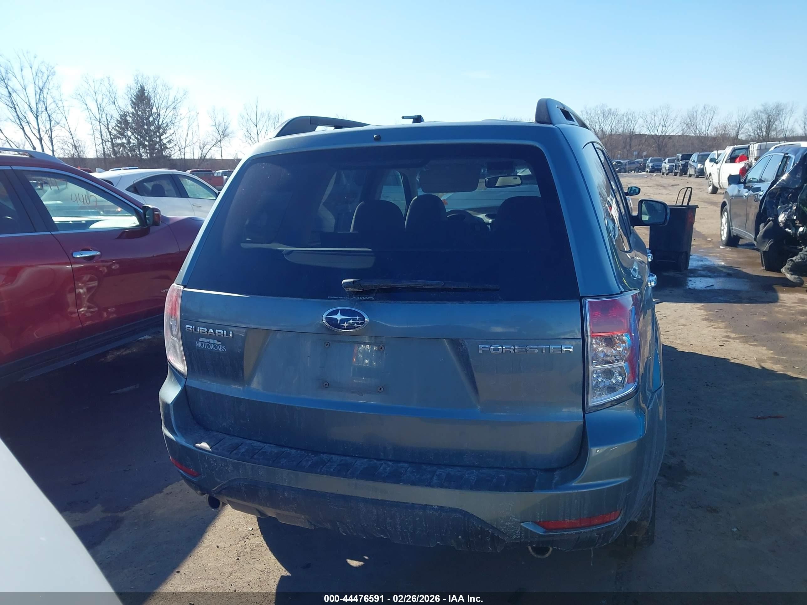 2009 Subaru Forester 2.5x Blue vin: JF2SH636X9H774308