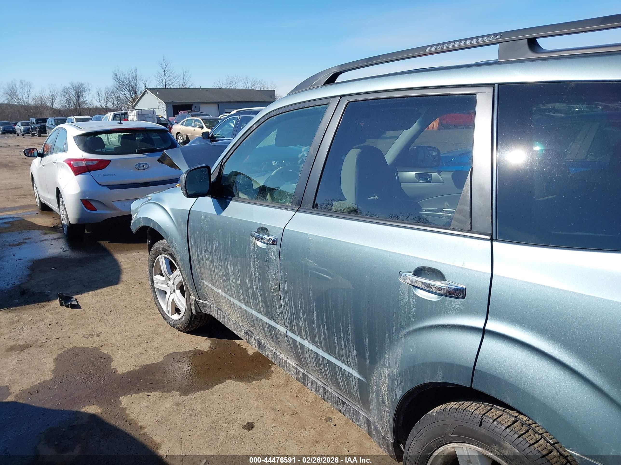 2009 Subaru Forester 2.5x Blue vin: JF2SH636X9H774308