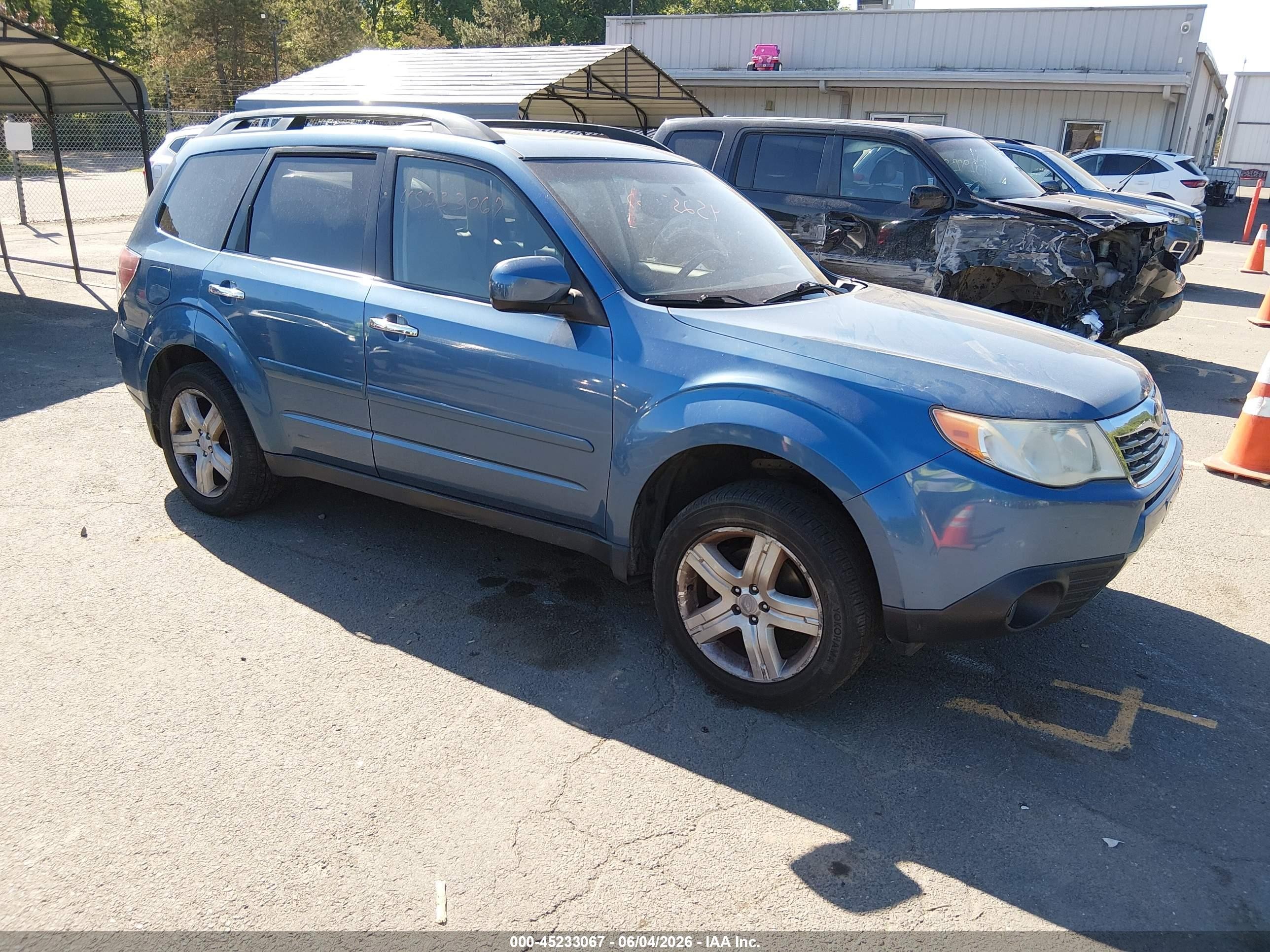2009 Subaru Forester 2.5x Limited Синий vin: JF2SH64609H738481