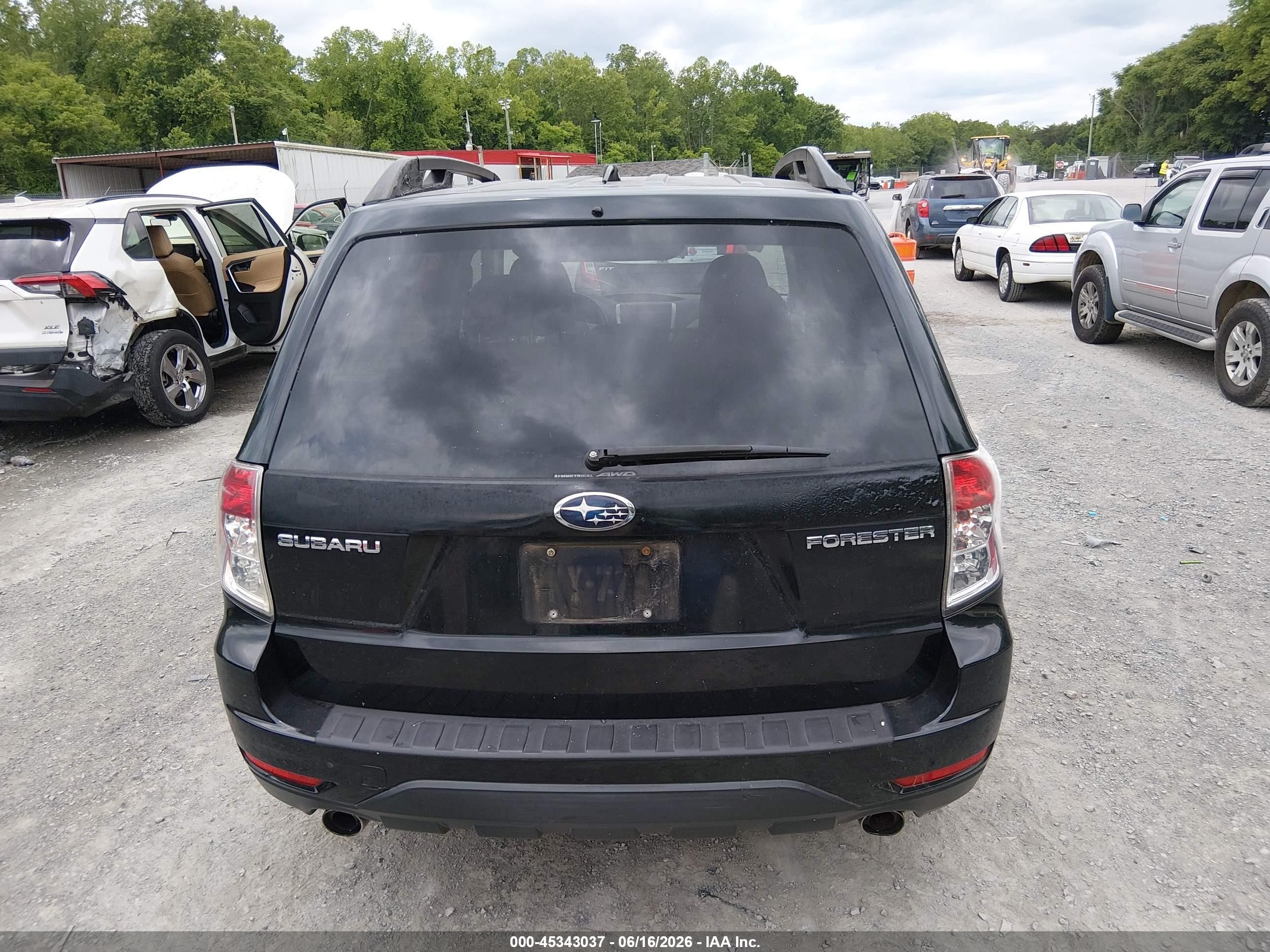 2009 Subaru Forester 2.5x Limited Black vin: JF2SH64609H749397