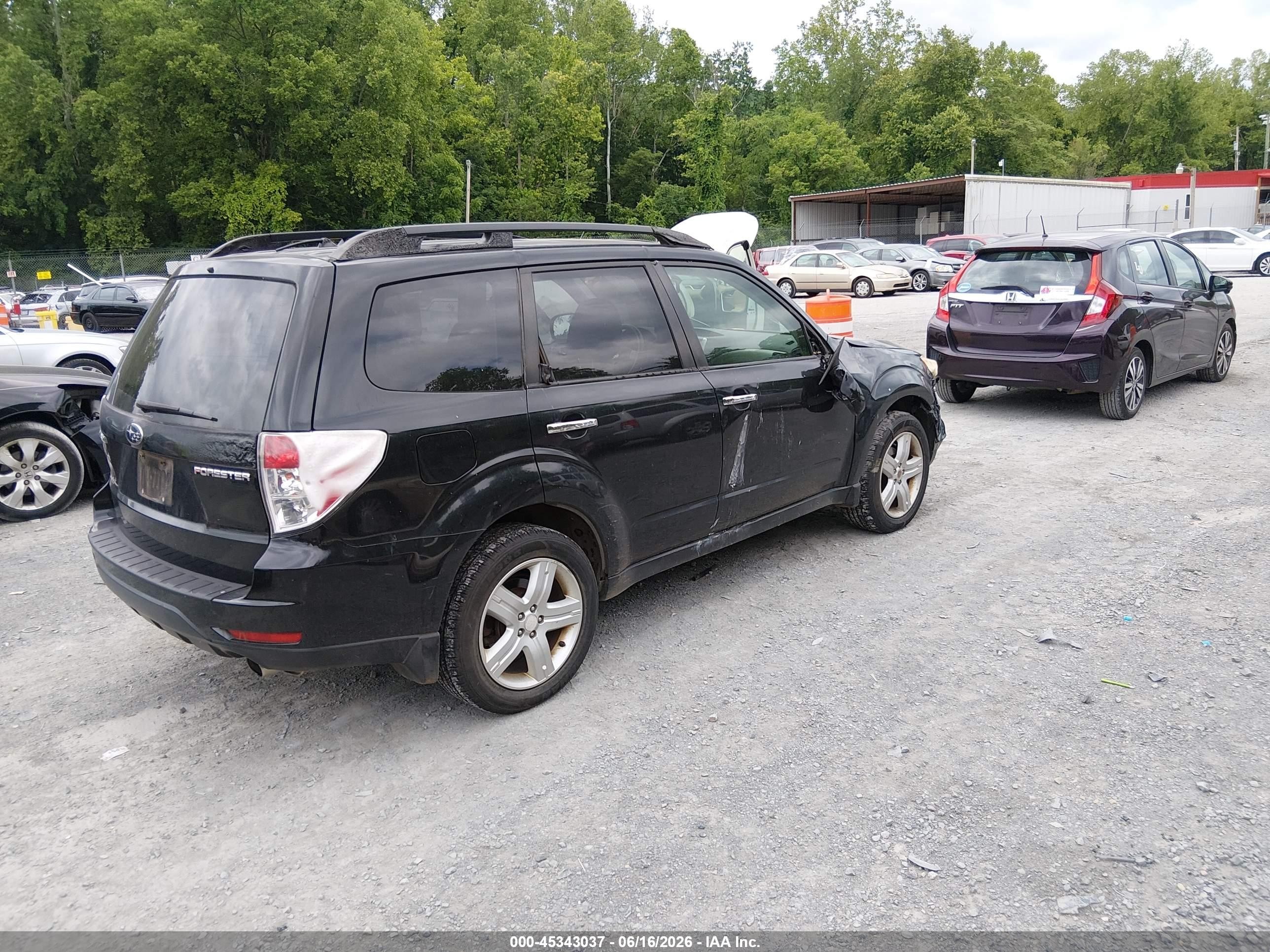 2009 Subaru Forester 2.5x Limited Black vin: JF2SH64609H749397