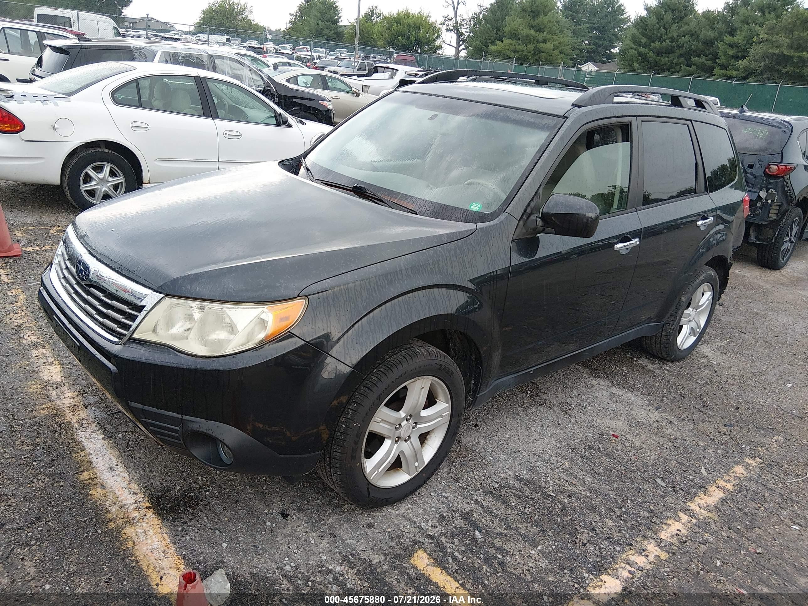 2009 Subaru Forester 2.5x Limited Navy vin: JF2SH64609H776597