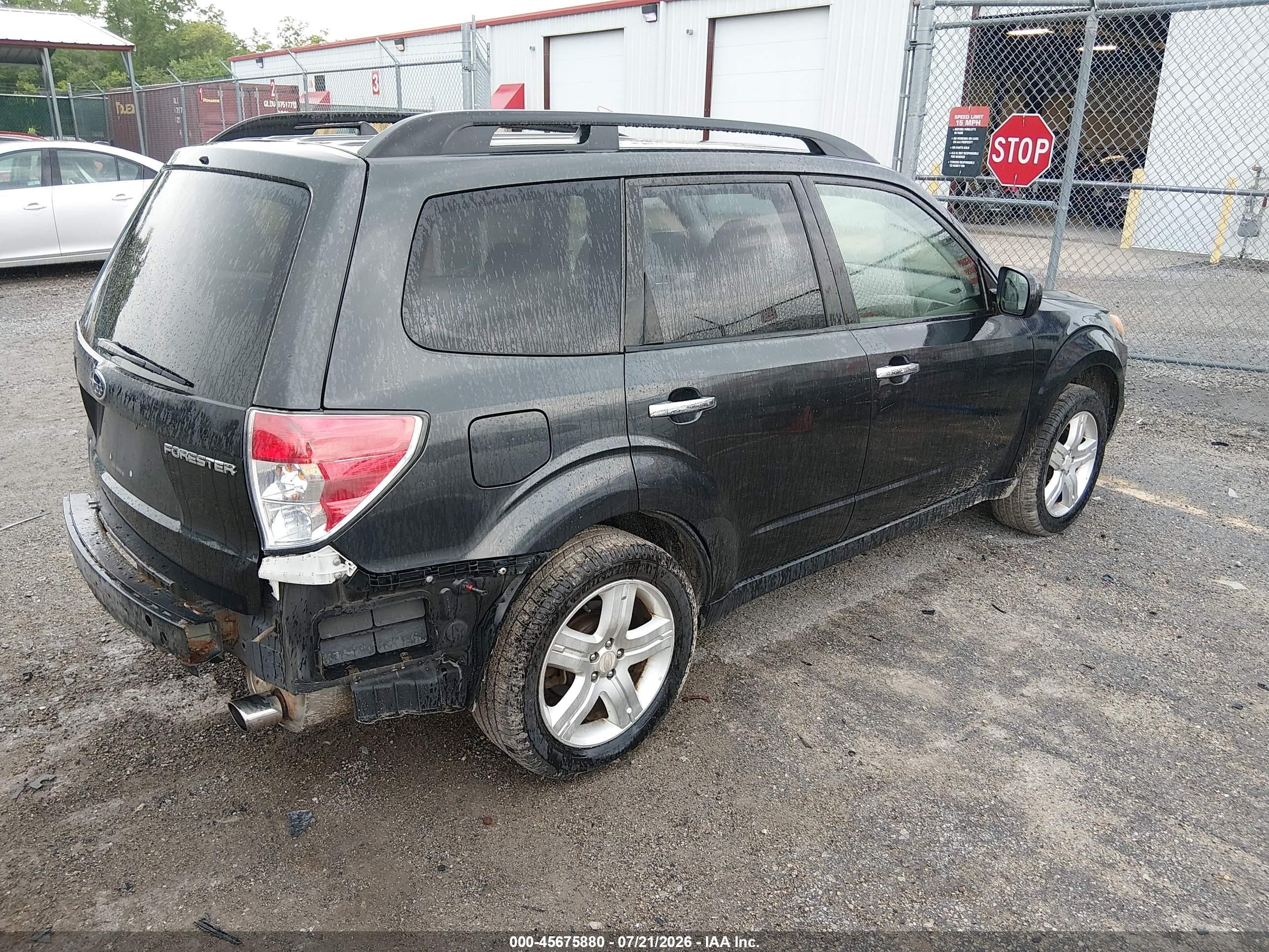2009 Subaru Forester 2.5x Limited Navy vin: JF2SH64609H776597