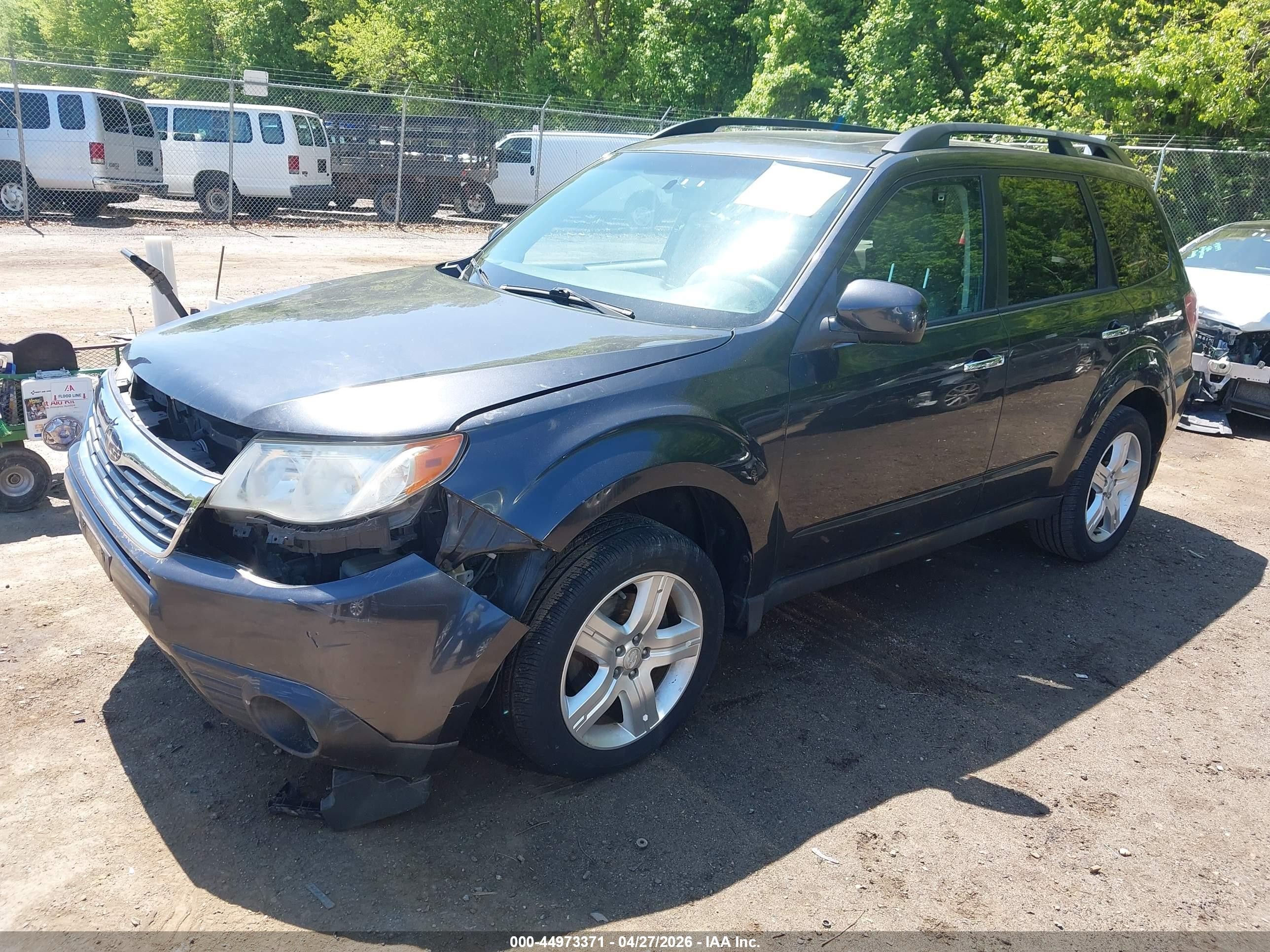 2009 Subaru Forester 2.5x Limited Black vin: JF2SH64629H717227