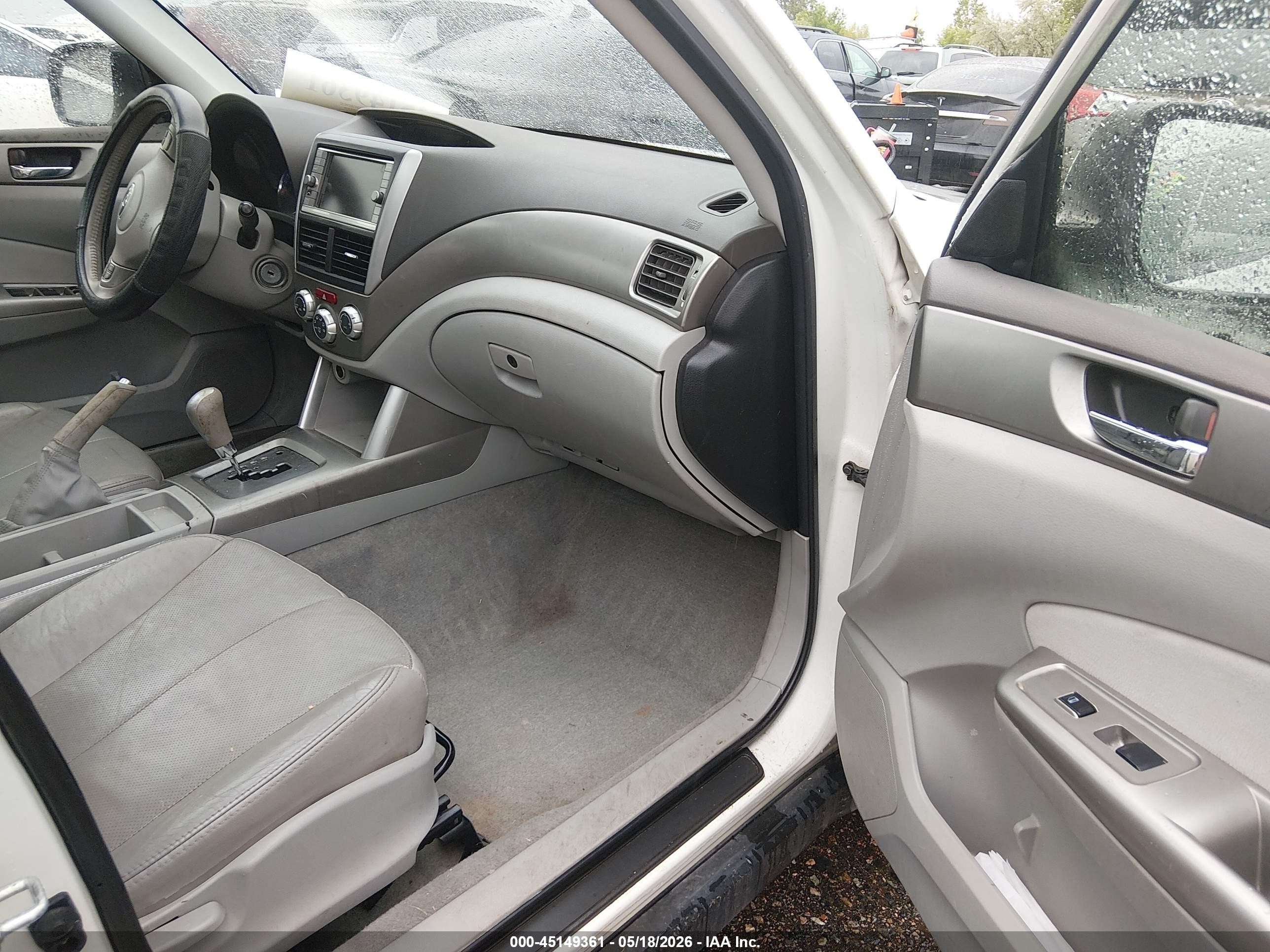 2009 Subaru Forester 2.5x Limited White vin: JF2SH64629H719933