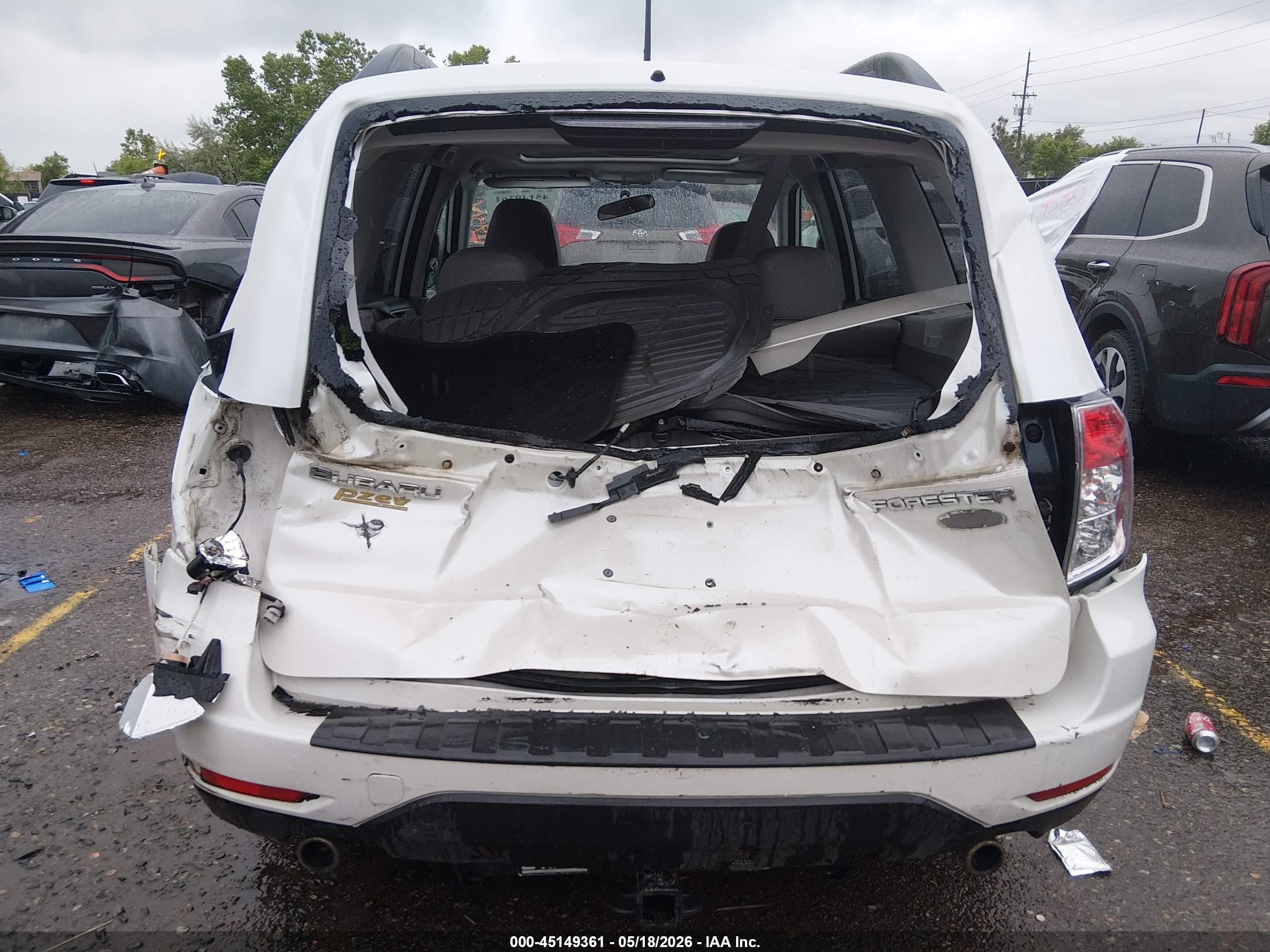 2009 Subaru Forester 2.5x Limited White vin: JF2SH64629H719933