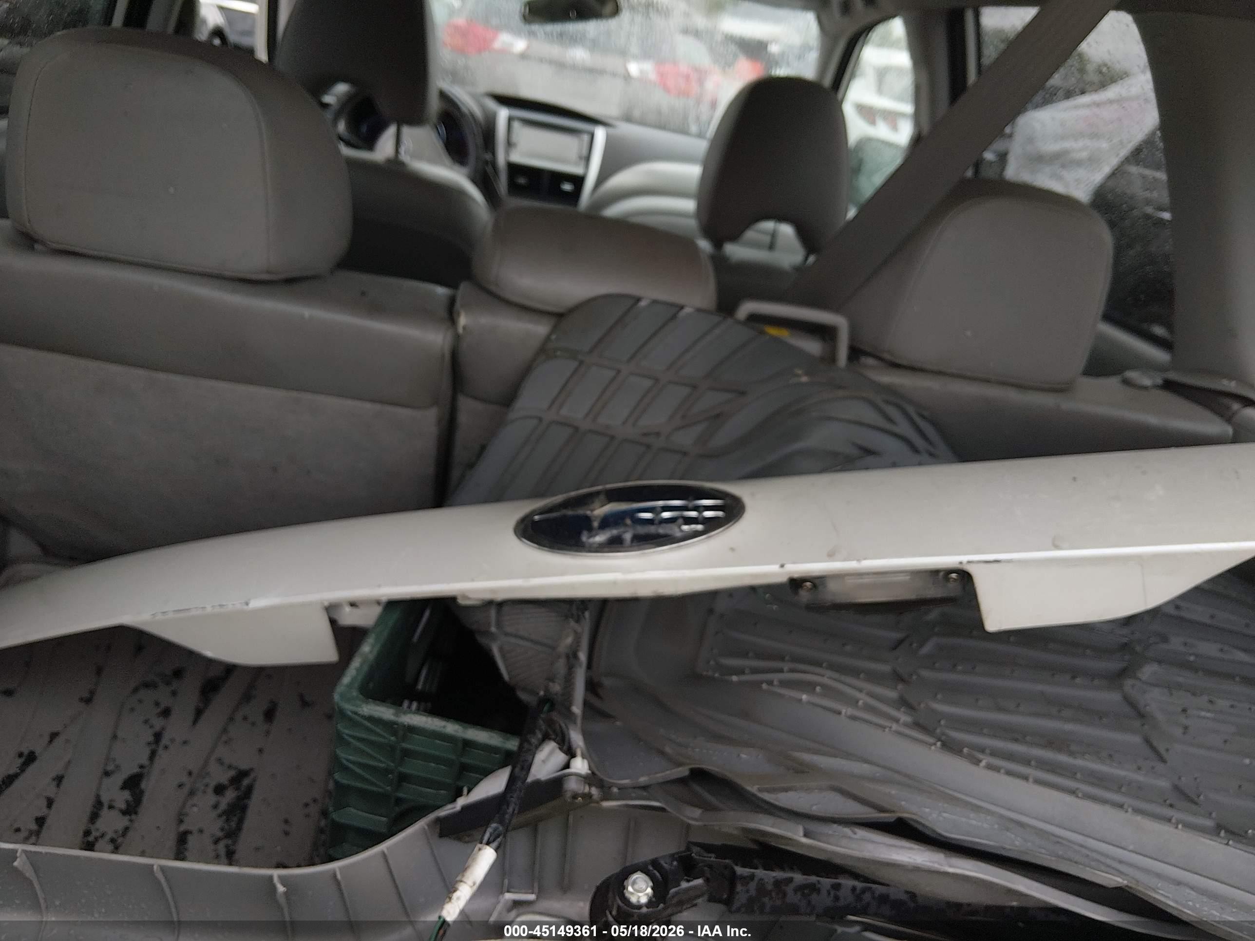 2009 Subaru Forester 2.5x Limited White vin: JF2SH64629H719933