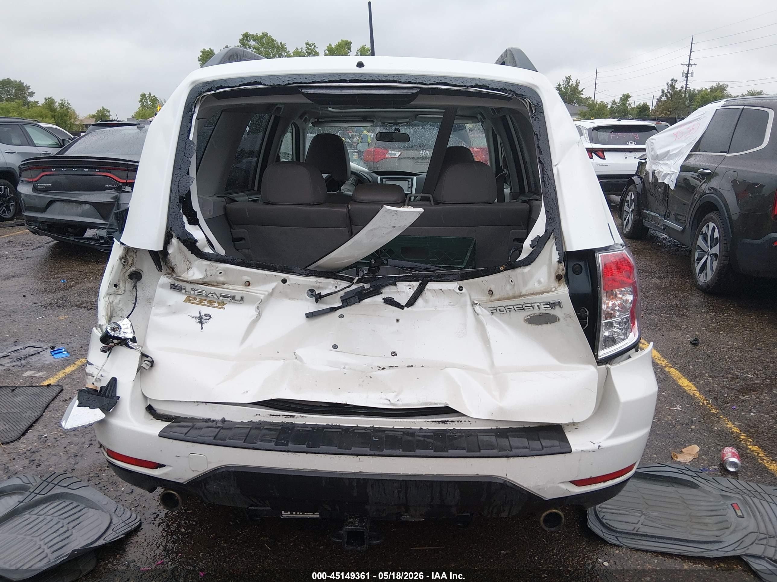2009 Subaru Forester 2.5x Limited White vin: JF2SH64629H719933