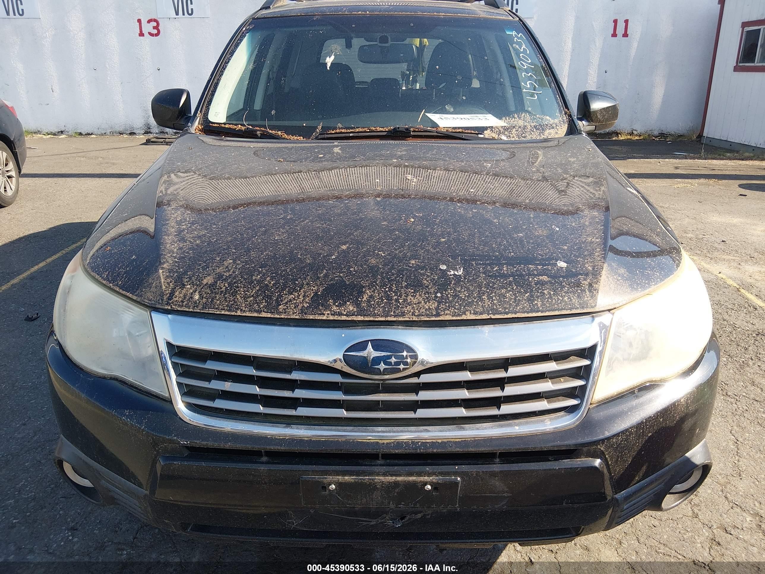 2009 Subaru Forester 2.5x Limited Black vin: JF2SH64629H728874