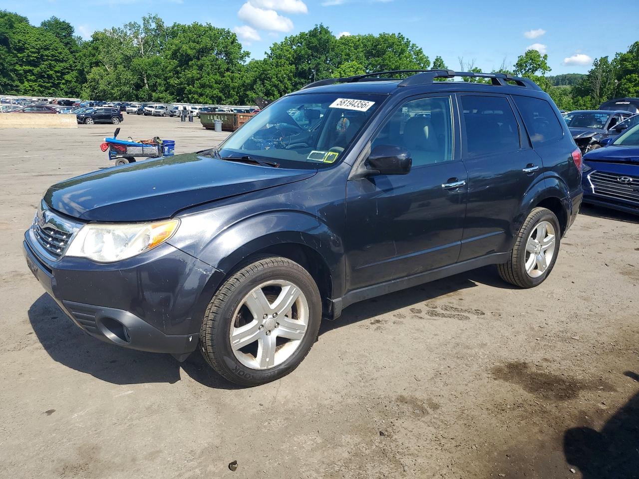2009 Subaru Forester 2.5x Limited Black vin: JF2SH64629H747859