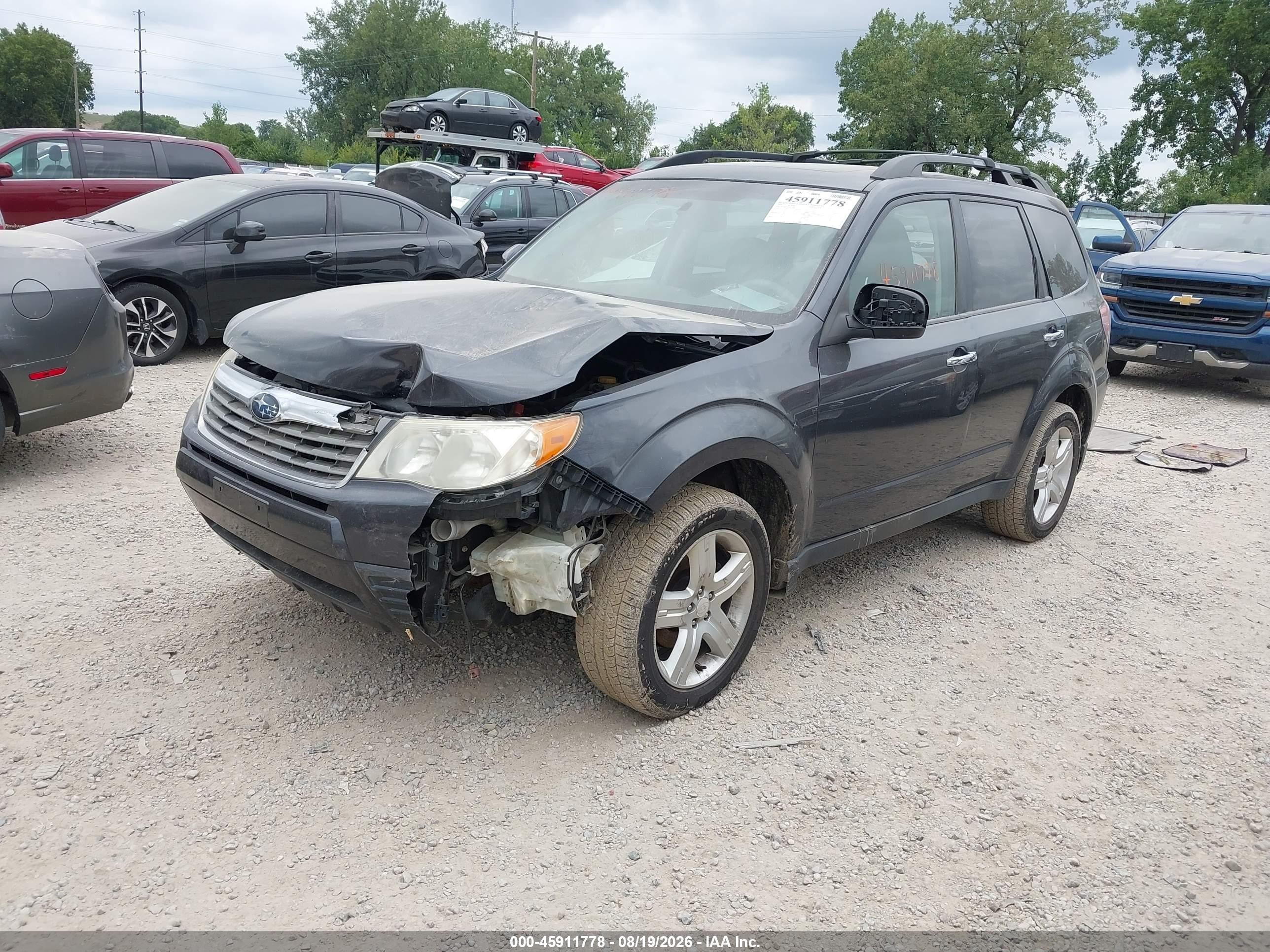 2009 Subaru Forester 2.5x Limited Blue vin: JF2SH64639H734571